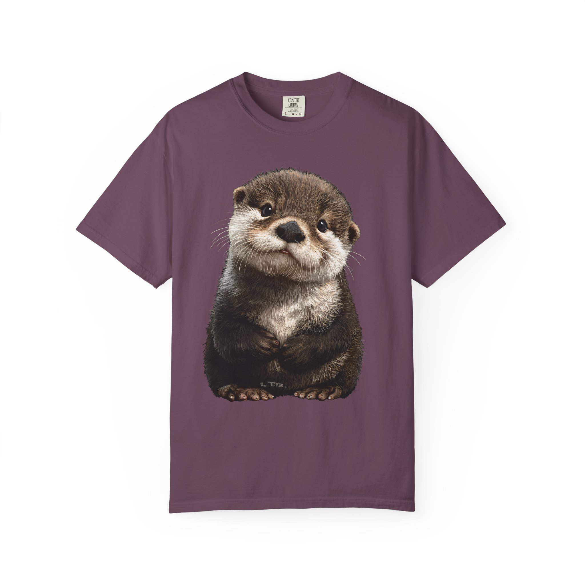 Cute Baby Otter T-Shirt — Adorable Wildlife Graphic Tee - Image 5
