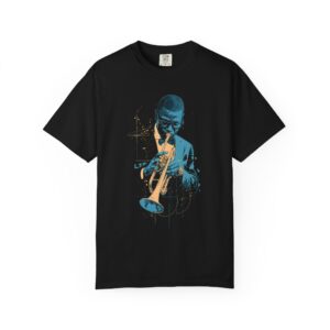 Jazz Trumpet Graphic T-Shirt — Vintage Musician Tee