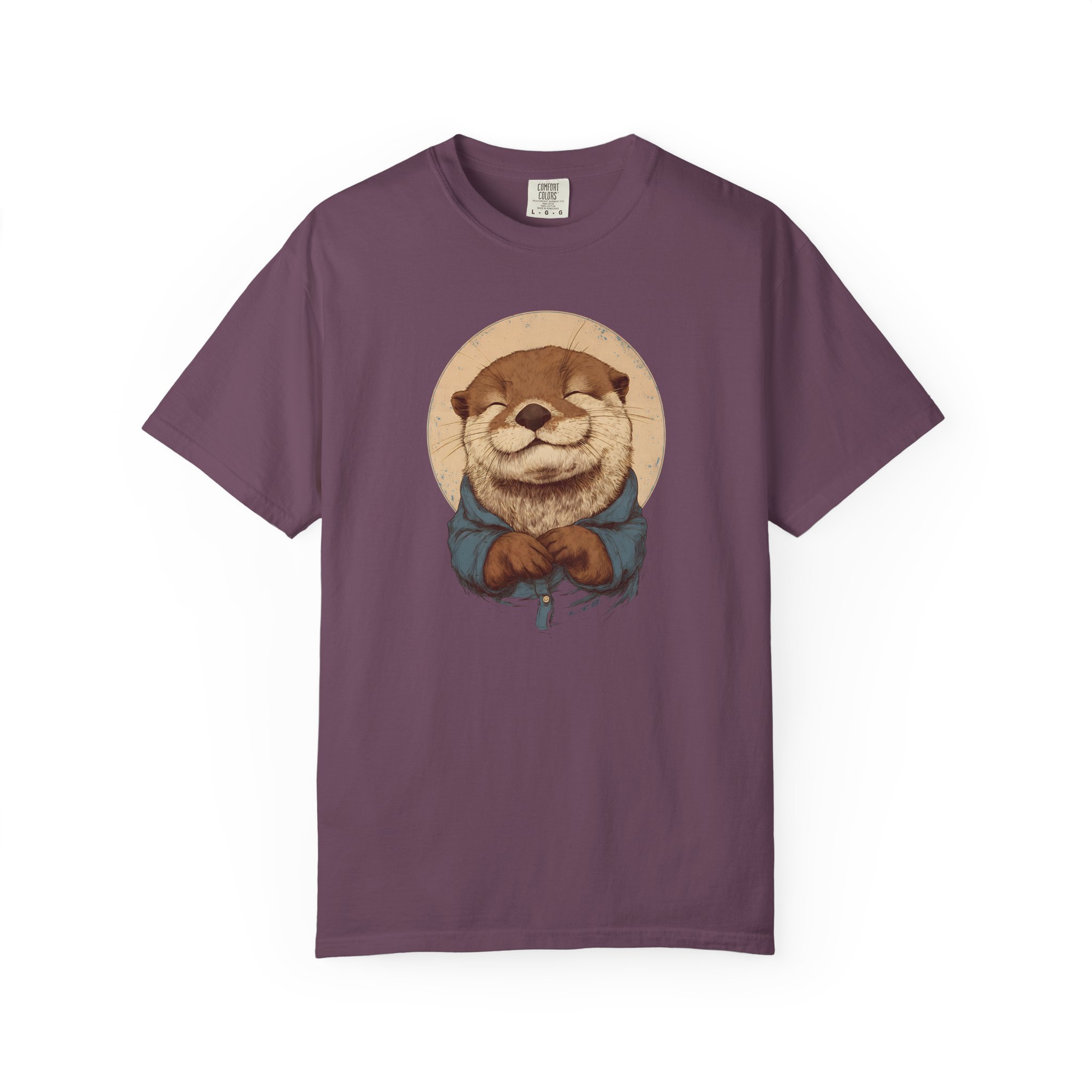 Smiling Otter Graphic T-Shirt – Cute Animal Art Tee - Image 13
