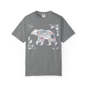 Mama Bear Floral Tee | Nature-Inspired Motherhood Shirt