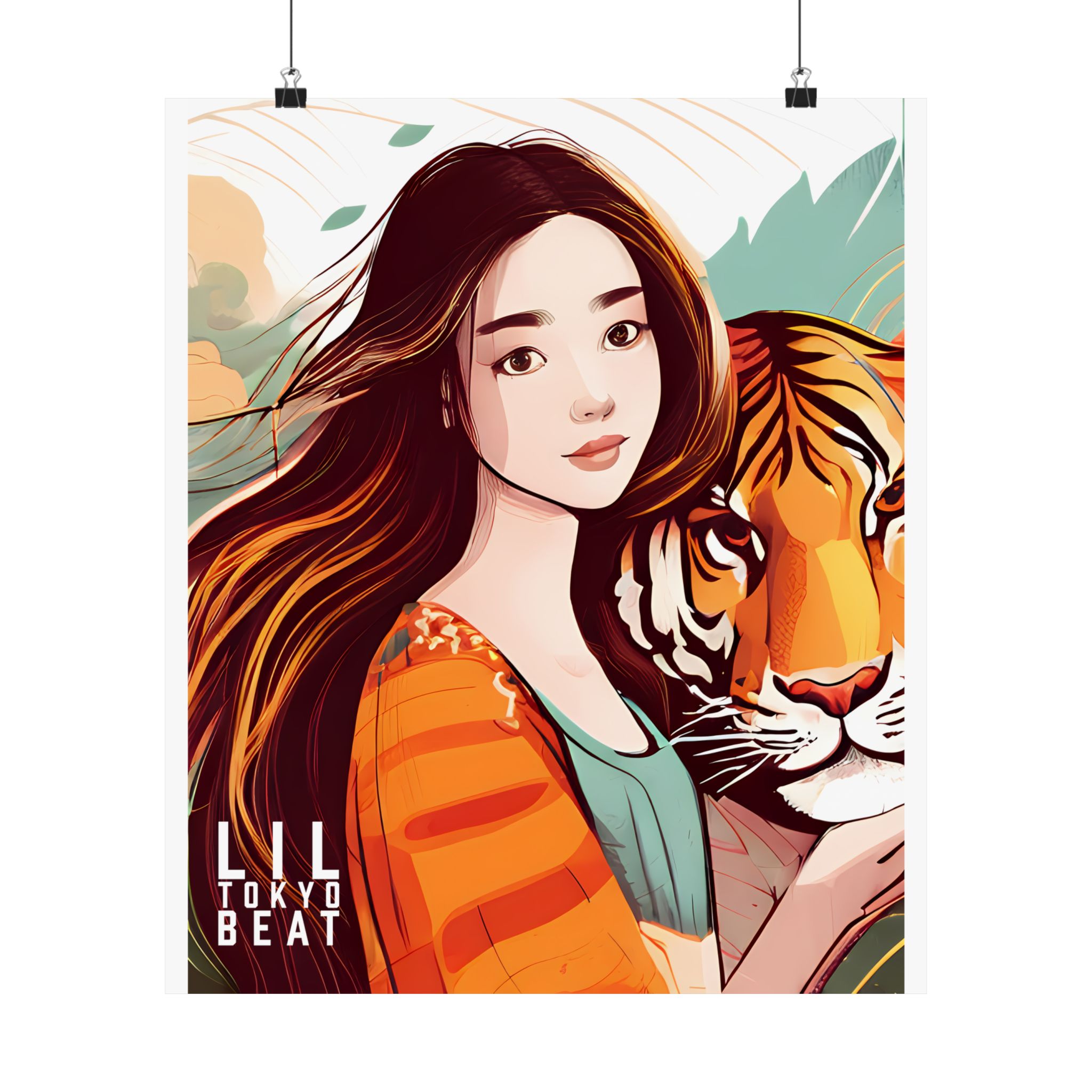 Artistic Tiger Poster Print, Vibrant Wall Decor, Nature Art, Gifts for Animal Lovers, Home Aesthetic, Boho Decor - Image 9