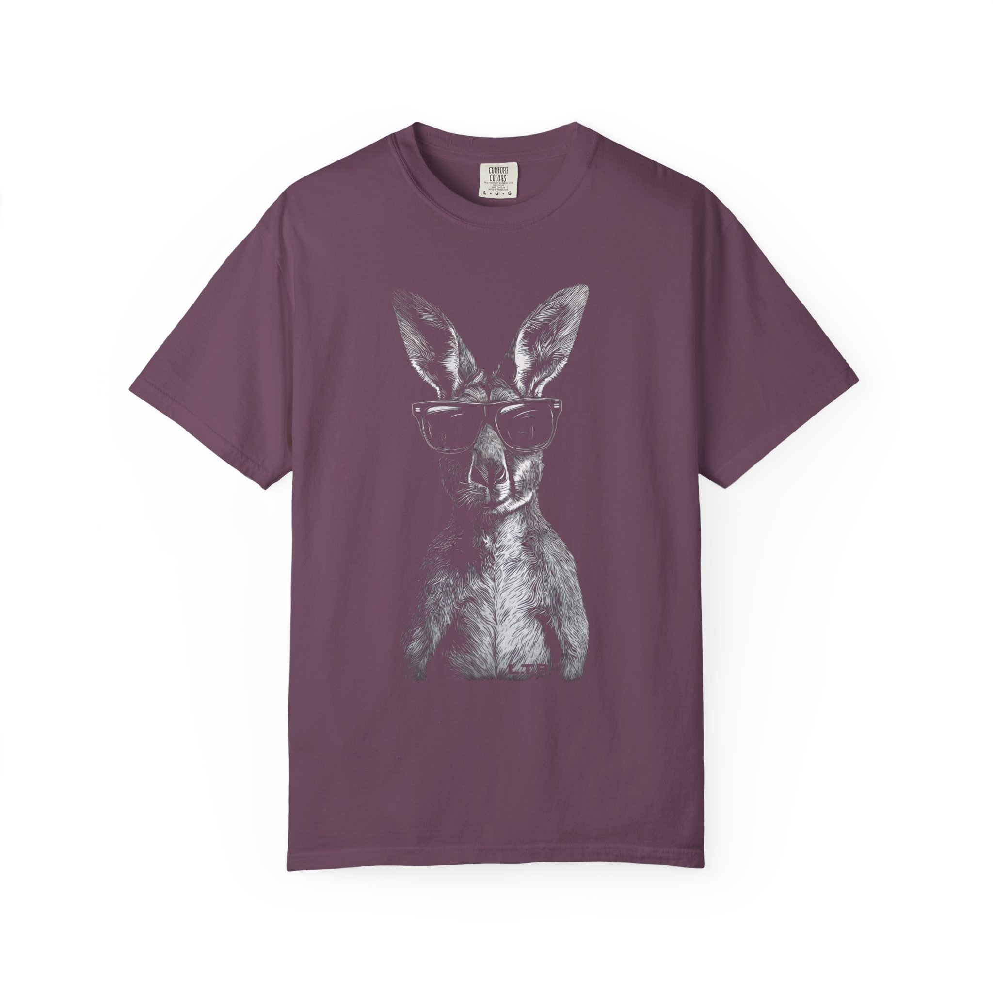 Kangaroo Sunglasses Vintage Graphic T-Shirt — Cool Retro Animal Tee - Image 5