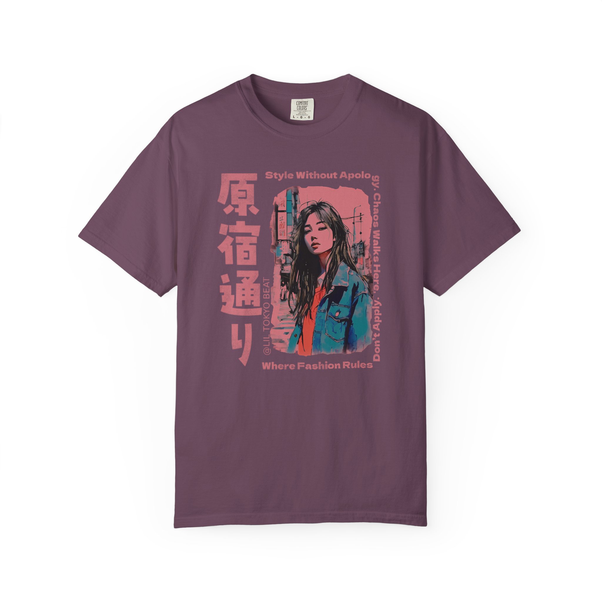 Harajuku Street Style Tee | Japanese Fashion Inspired T-Shirt, Lil Tokyo Beat Style, Unisex Top, Casual Tee, Trendy Graphic Shirt, t0