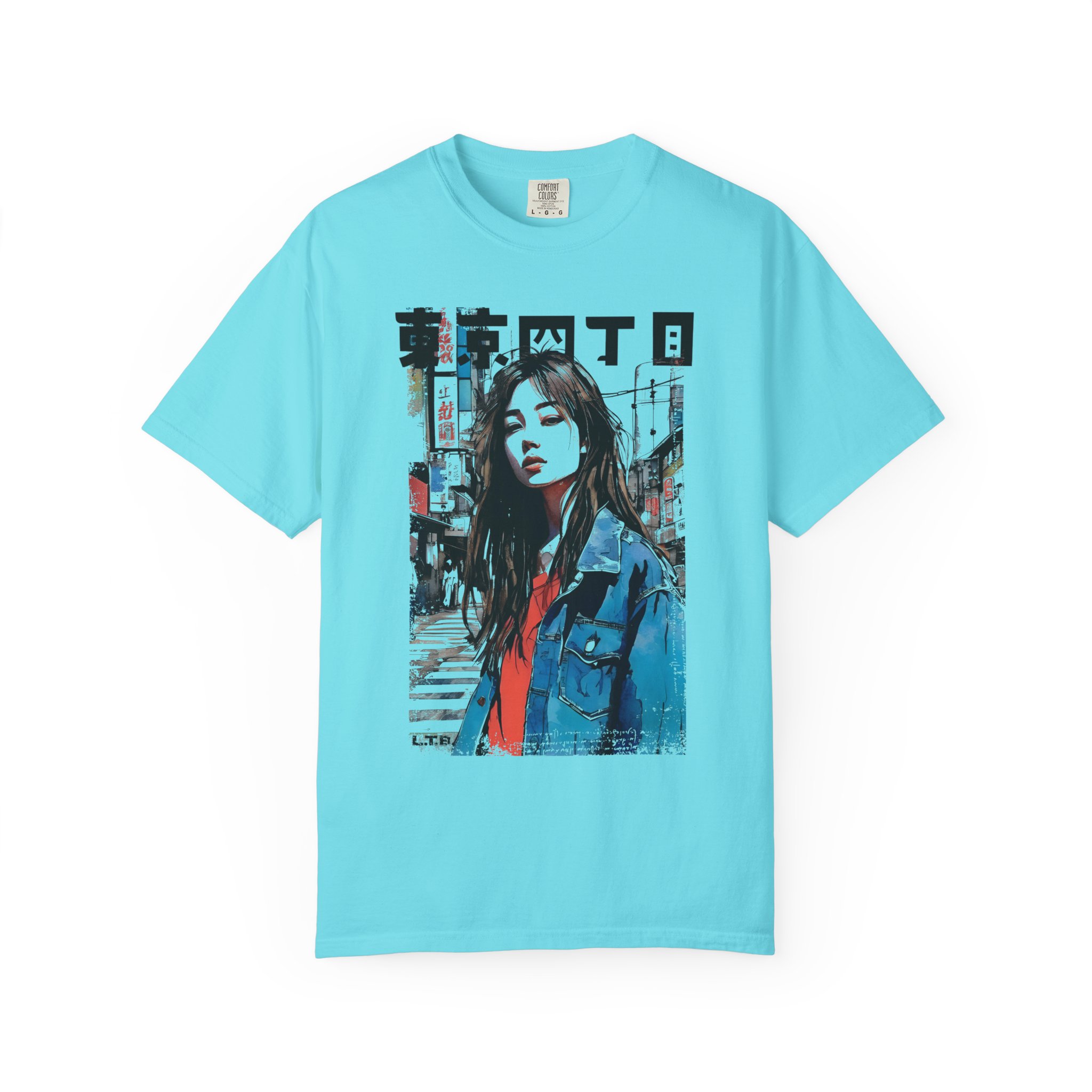 Tokyo Street Girl Graphic Tee | Urban Japanese Art Shirt K.A.T. Style - Image 7