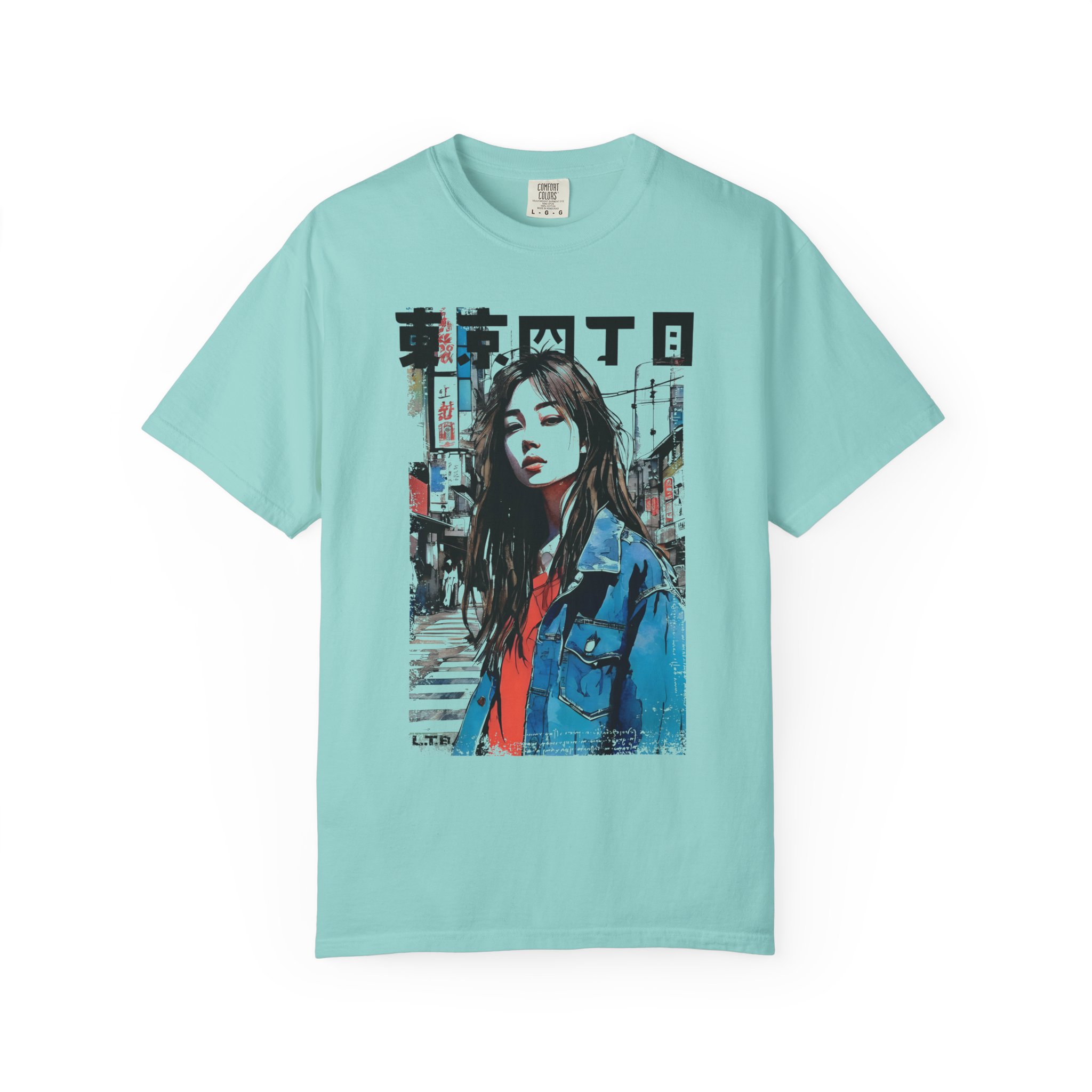 Tokyo Street Girl Graphic Tee | Urban Japanese Art Shirt K.A.T. Style - Image 6