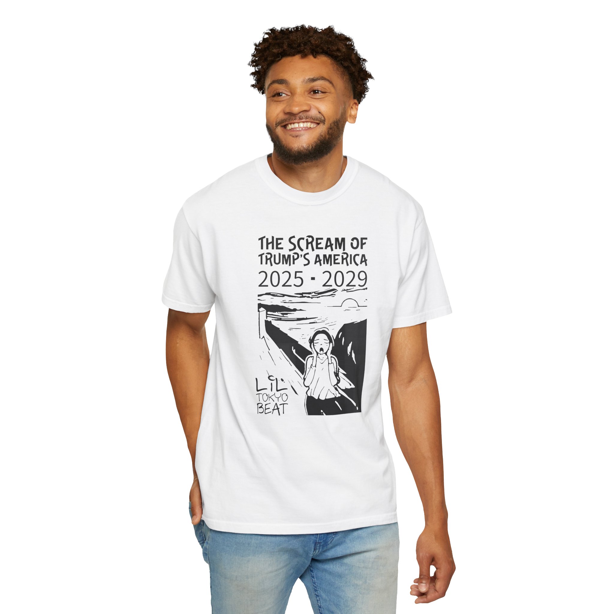 The Loudest Silence of Scream of America: Trump Era Satire Tee, Unisex Fashion, Artistic Protest, t7 - Image 2