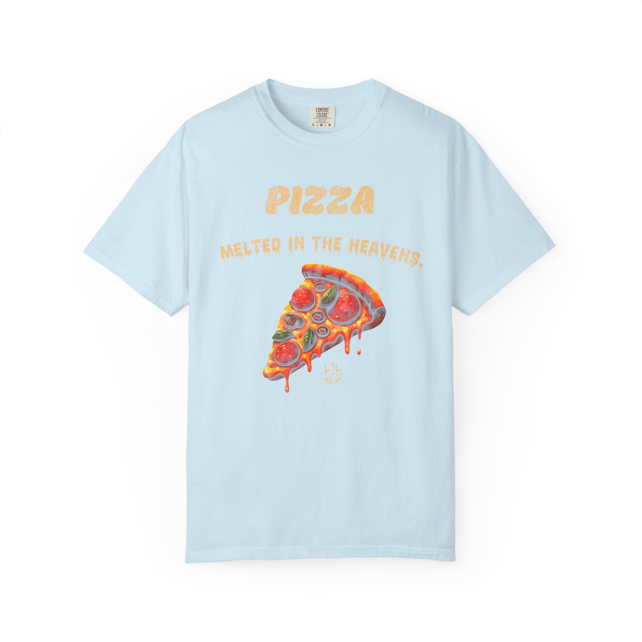 Pizza Melted in the Heavens T-Shirt | Lil Tokyo Beat Premium Streetwear, Food, t0 - Image 7