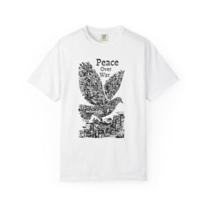 Peace Over War T-Shirt – Dove Graphic Statement Tee
