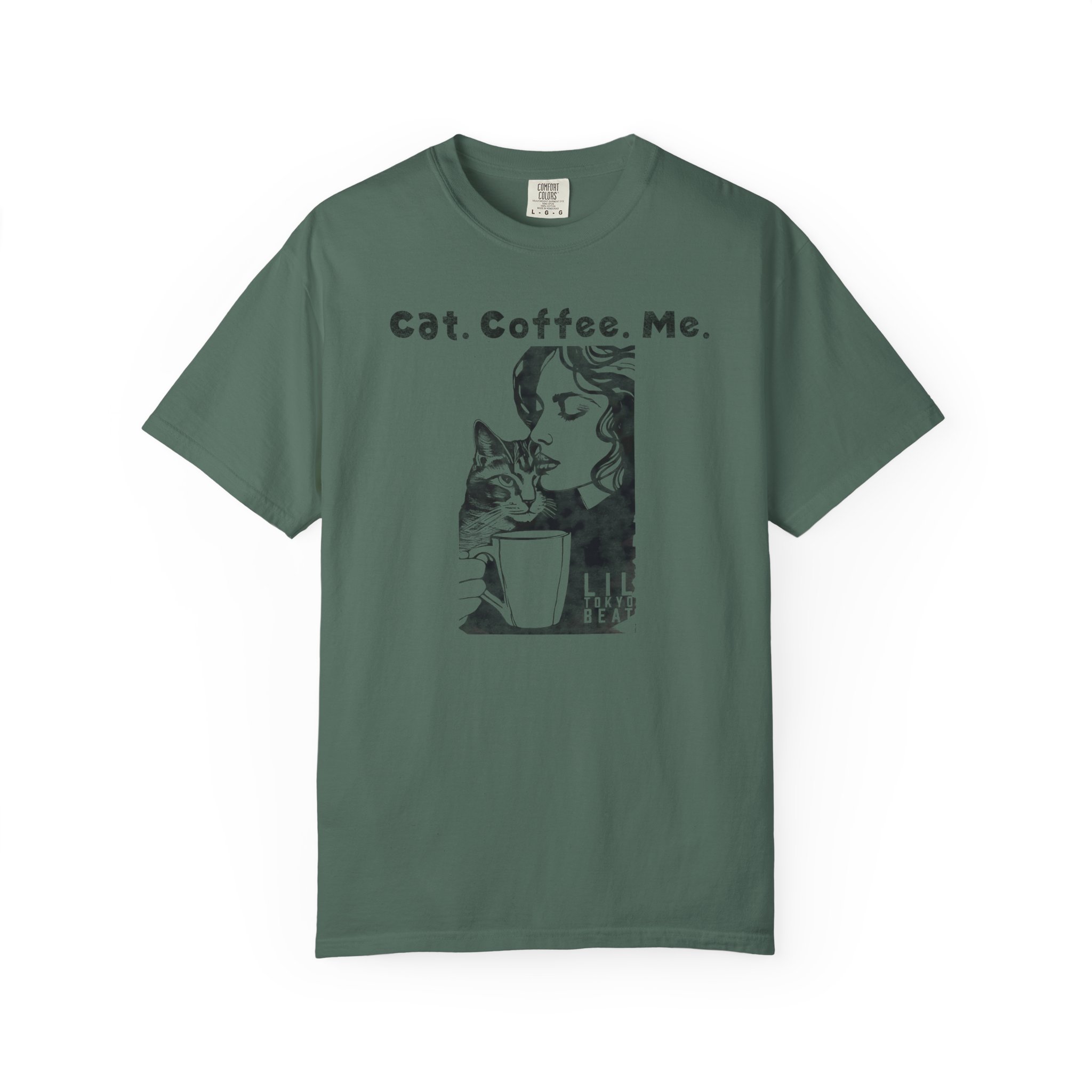 Cat Coffee Me T-shirt | Graphic Cat Lover Coffee Shirt, t2 - Image 8