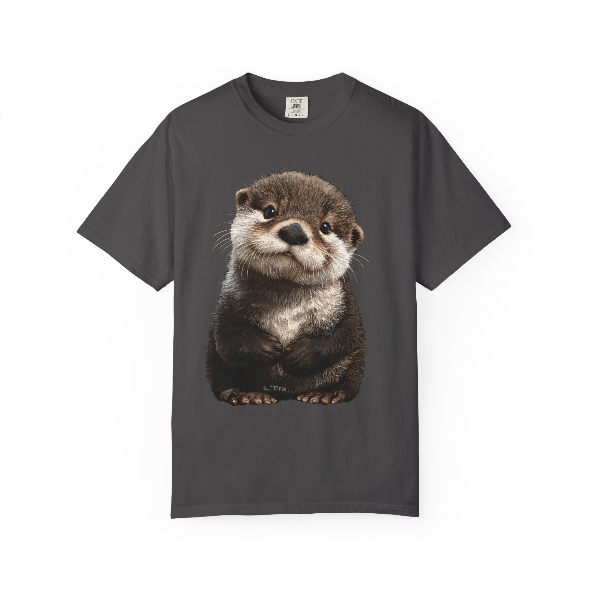 Cute Baby Otter T-Shirt — Adorable Wildlife Graphic Tee - Image 3