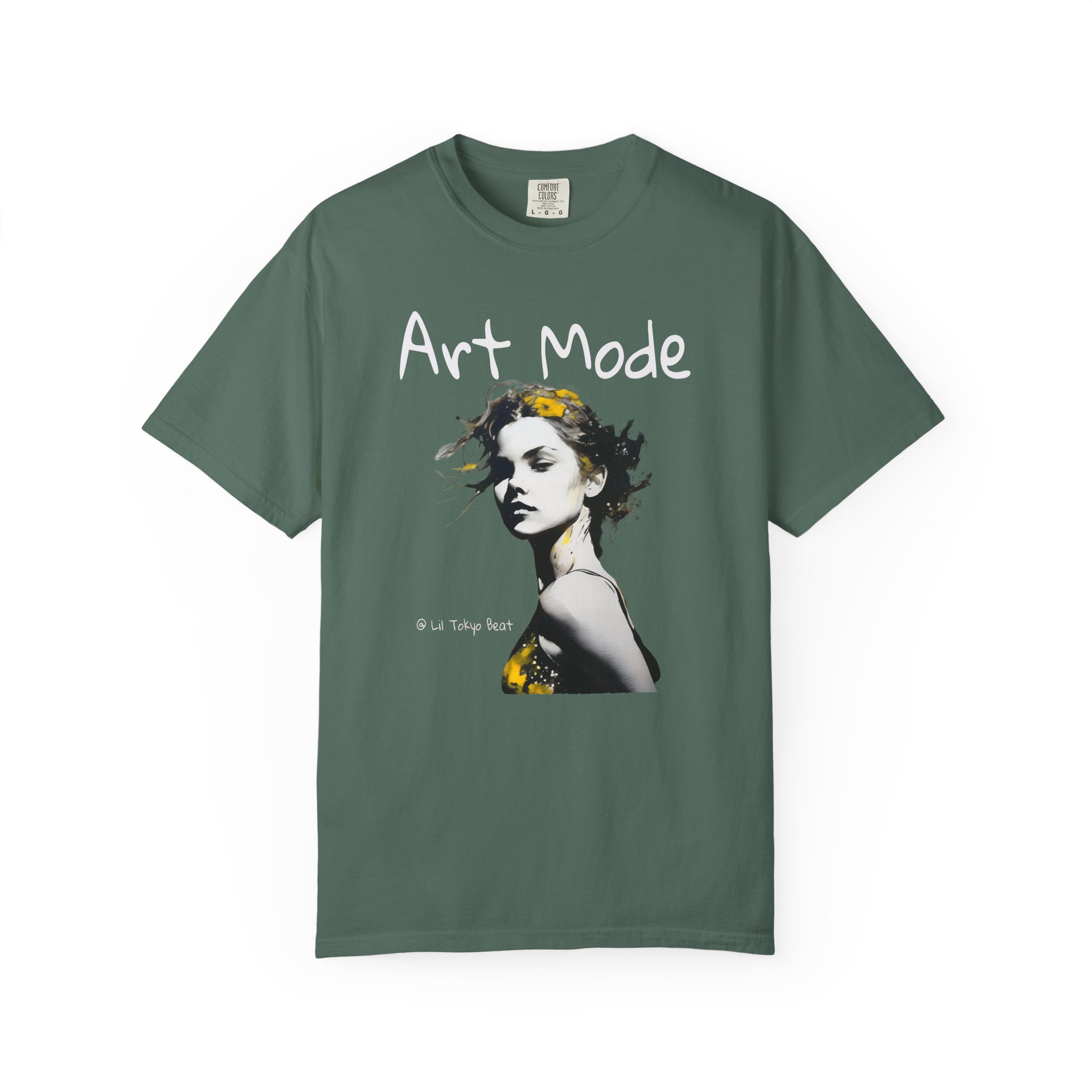 Urban Muse Art Tee - Unisex Garment-Dyed T-shirt for Bold, Creative Rebels, Vibrant Vision Streetwear, Confident Souls, Bold Yellow Splash, t0 - Image 13
