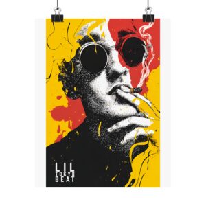 Pop Art Sunglasses Poster | Bold Street Portrait Wall Art | LTB