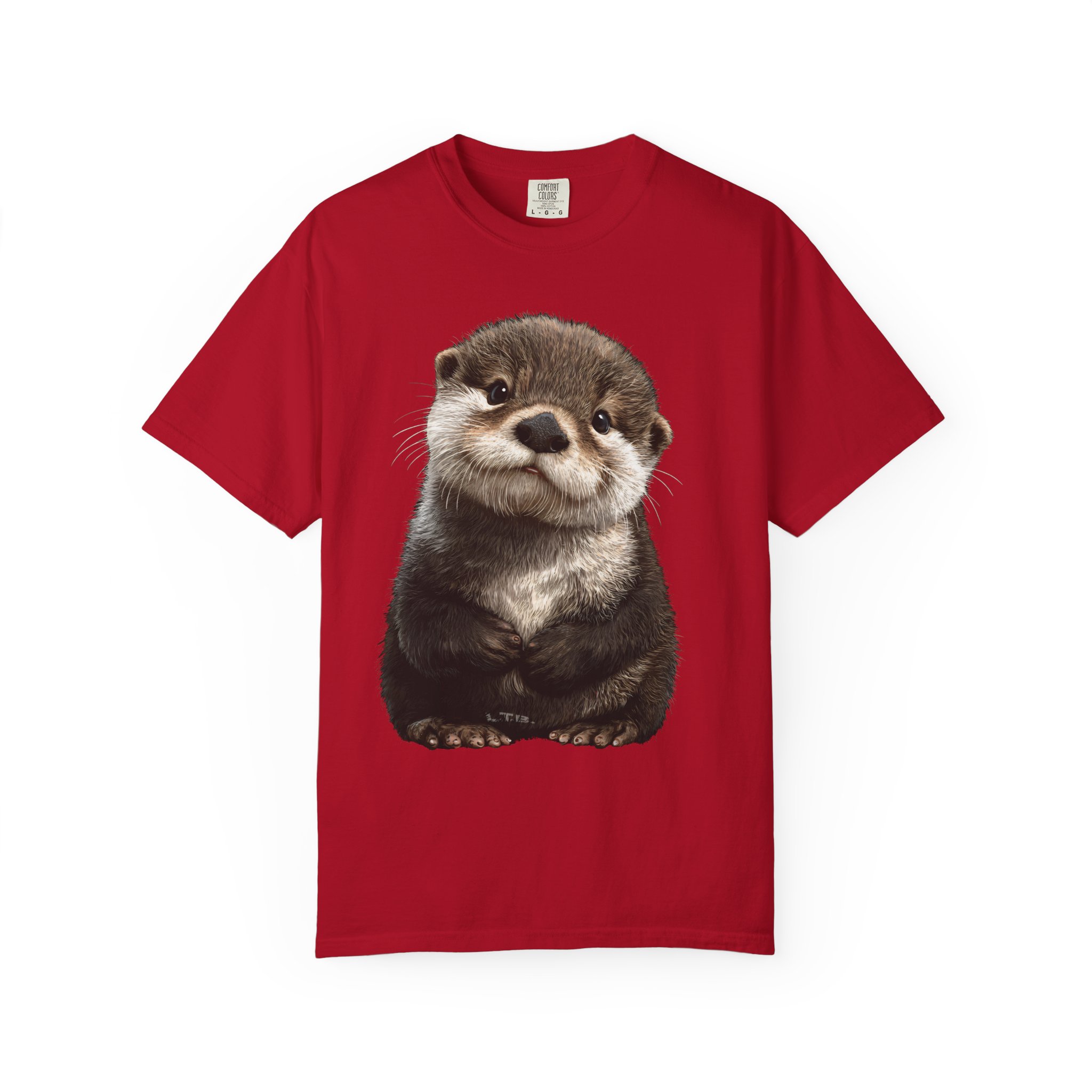 Cute Baby Otter T-Shirt — Adorable Wildlife Graphic Tee - Image 7