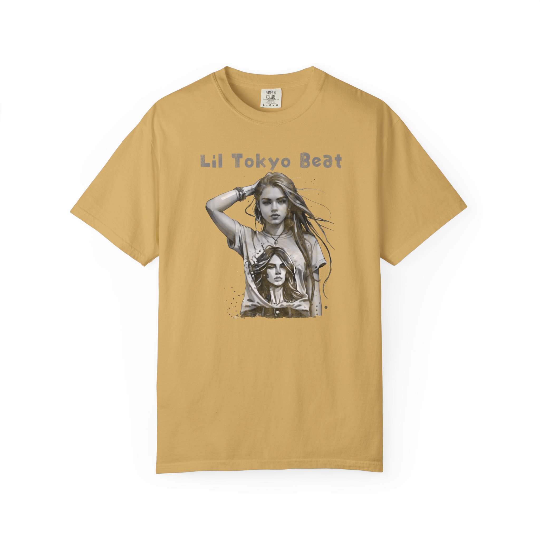 Lil Tokyo Beat Young Girl Graphic Tee | Bold Portrait Design | Indie Streetwear Statement, t7 - Image 4