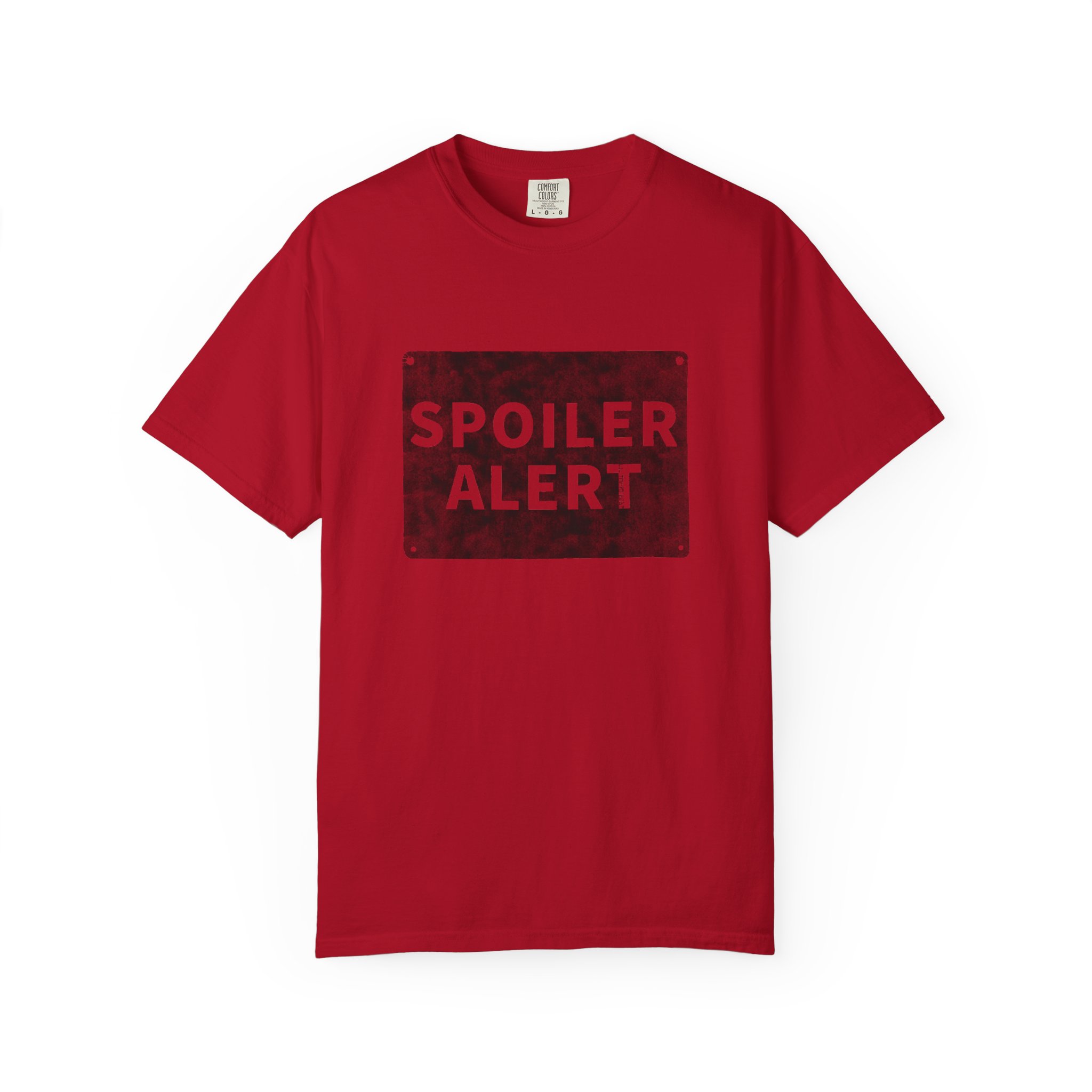 Spoiler Alert Graphic T-Shirt — Vintage Maroon Tee for Movie & TV Fans, t2 - Image 17