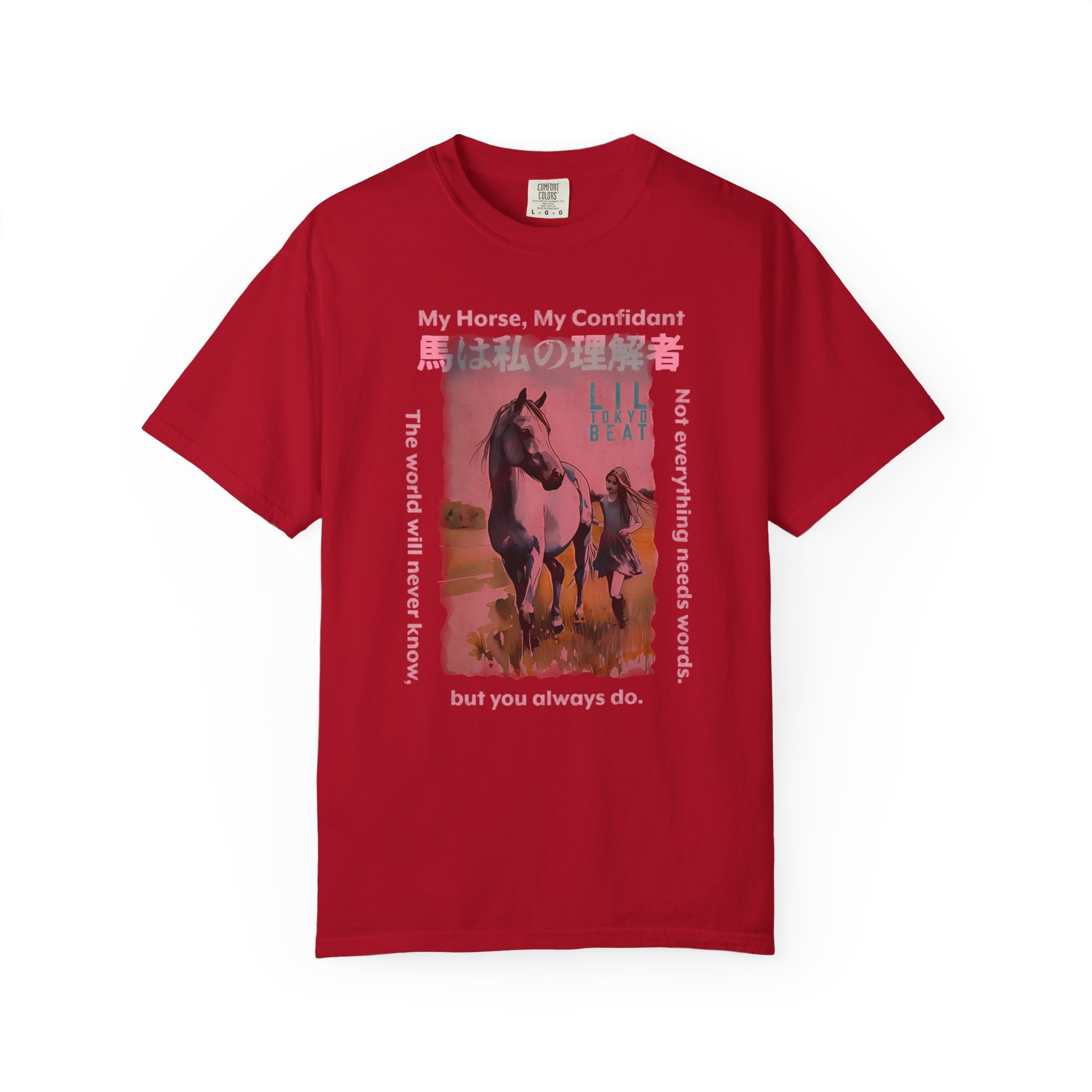 My Horse, My Confidant Unisex T-Shirt | Unique Gift for Horse Lovers | Equine Themed Apparel | Casual Wear for Animal Lovers, t0 - Image 15
