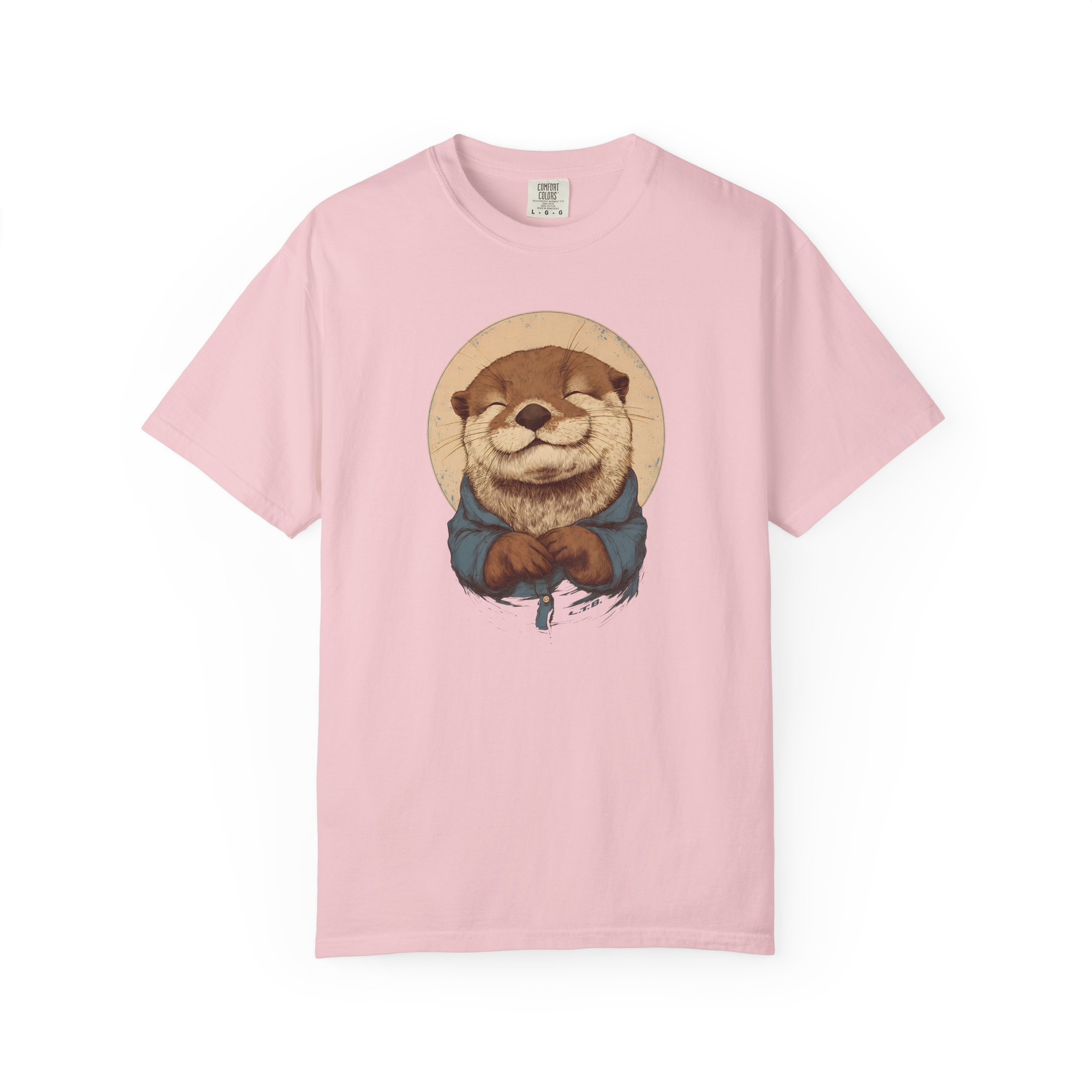 Smiling Otter Graphic T-Shirt – Cute Animal Art Tee - Image 12