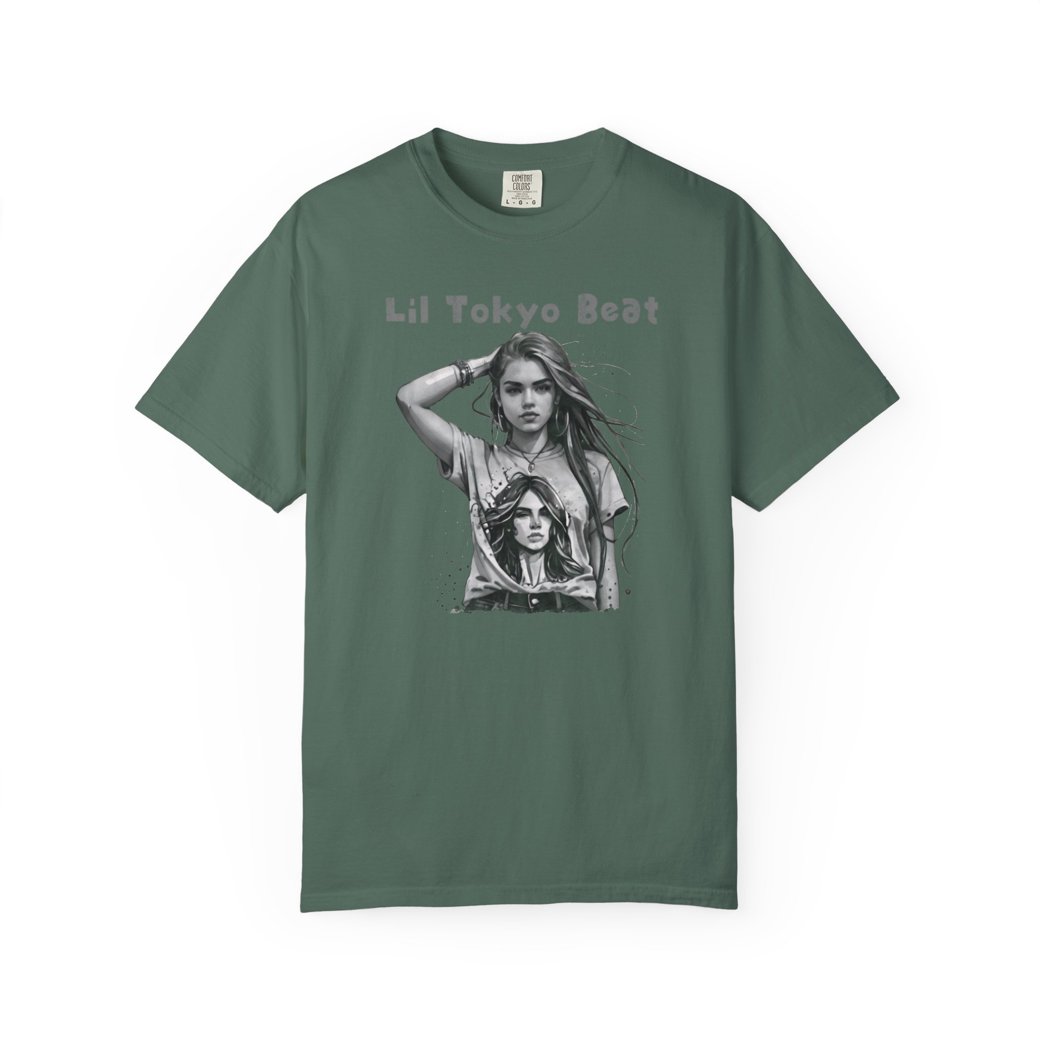 Lil Tokyo Beat Young Girl Graphic Tee | Bold Portrait Design | Indie Streetwear Statement, t7 - Image 6