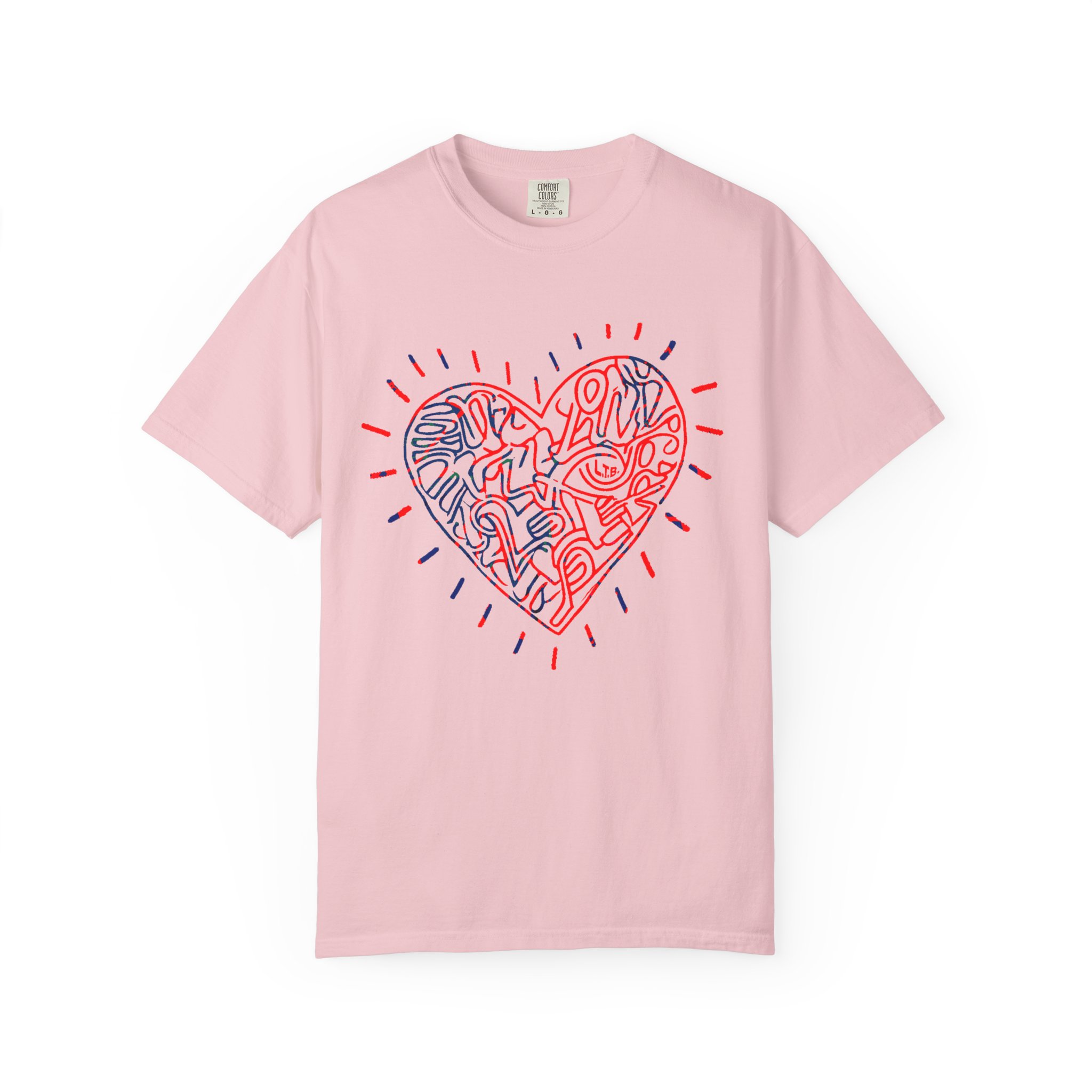 Valentine’s Day Abstract Heart T‑Shirt — Modern Line Art Love Graphic Tee - Image 12
