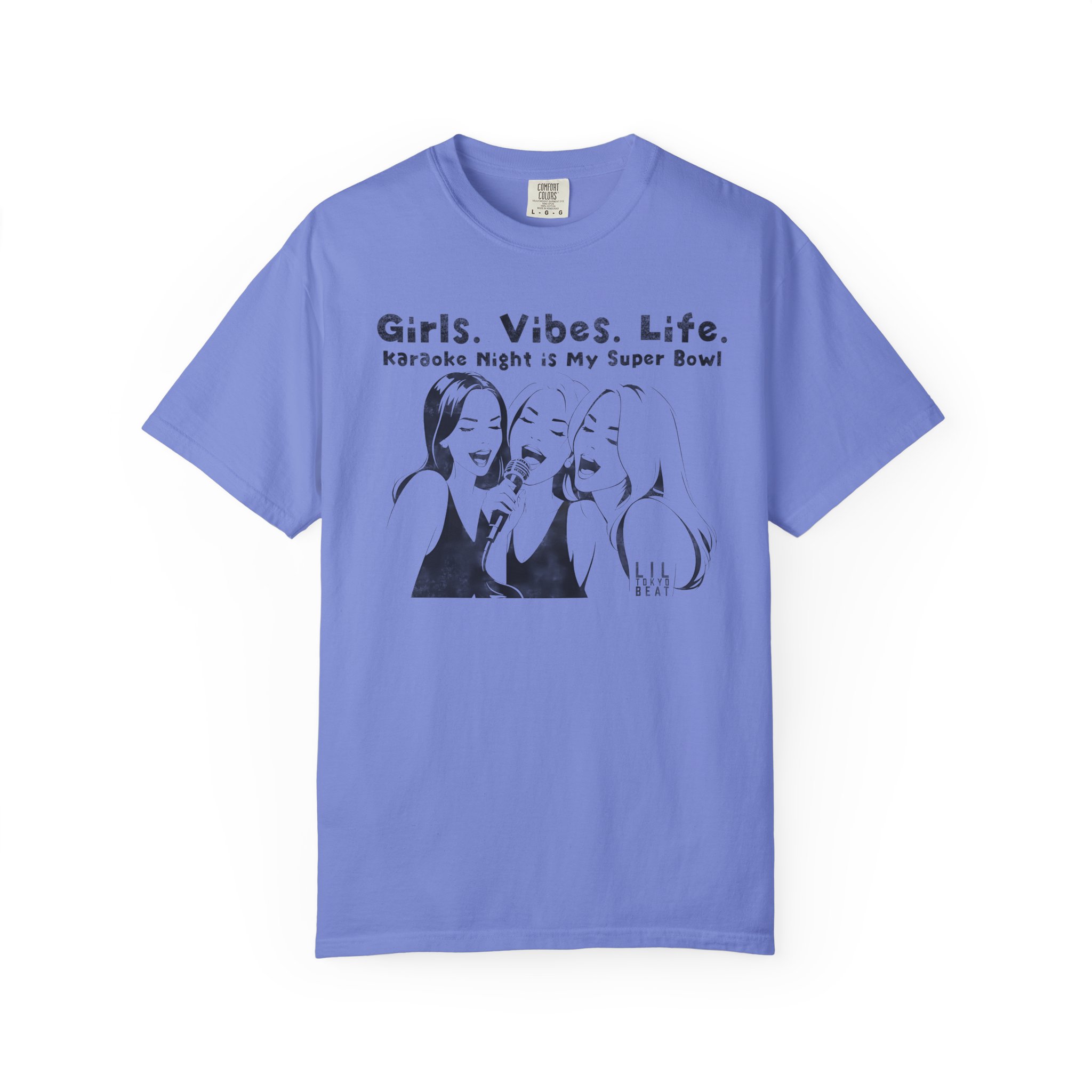 Girls Vibes Life karaoke night graphic T-shirt | women singing illustration, t7 - Image 13