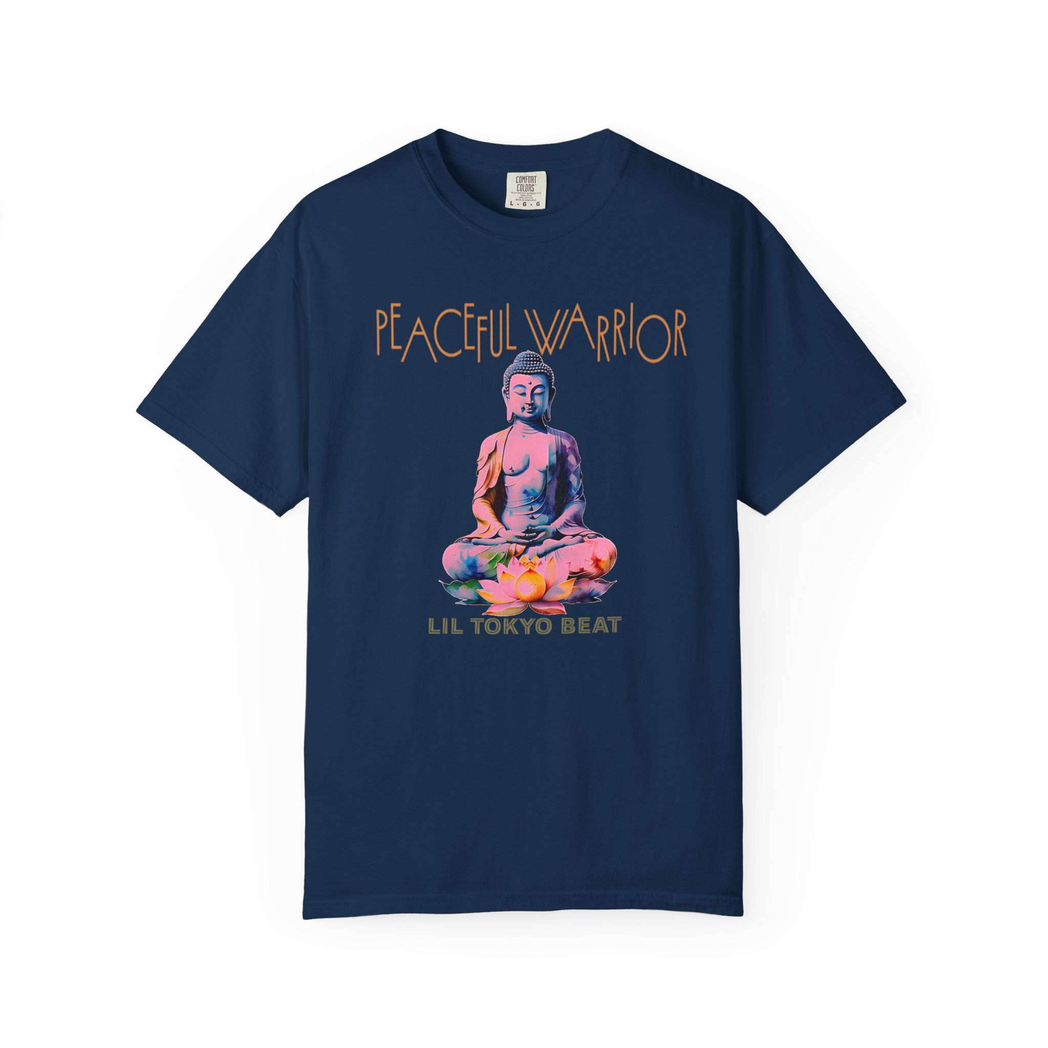Peaceful Warrior Unisex T-shirt, Buddha Graphic Tee, Enlightenment Yoga Meditation Shirt, Spiritual Apparel, t0 - Image 6