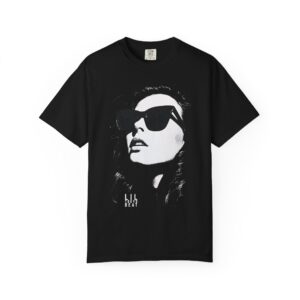 Fashion Portrait Sunglasses Minimal Art T-Shirt — Lil Tokyo Beat