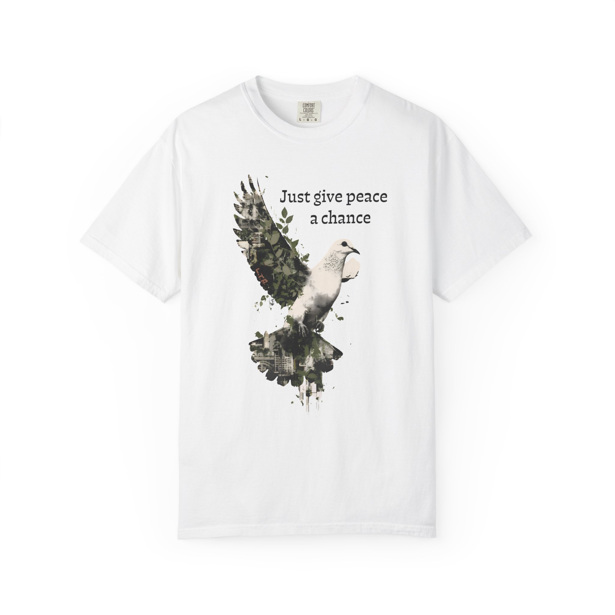 Just Give Peace a Chance T-Shirt – Dove Graphic Tee