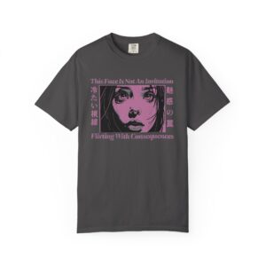 Streetwear T-shirt, Manga & Japanese Kanji Design, Urban Graphic Tee, Unisex Top, Grunge Tee Shirt, Alternative Fashion Apparel, t0