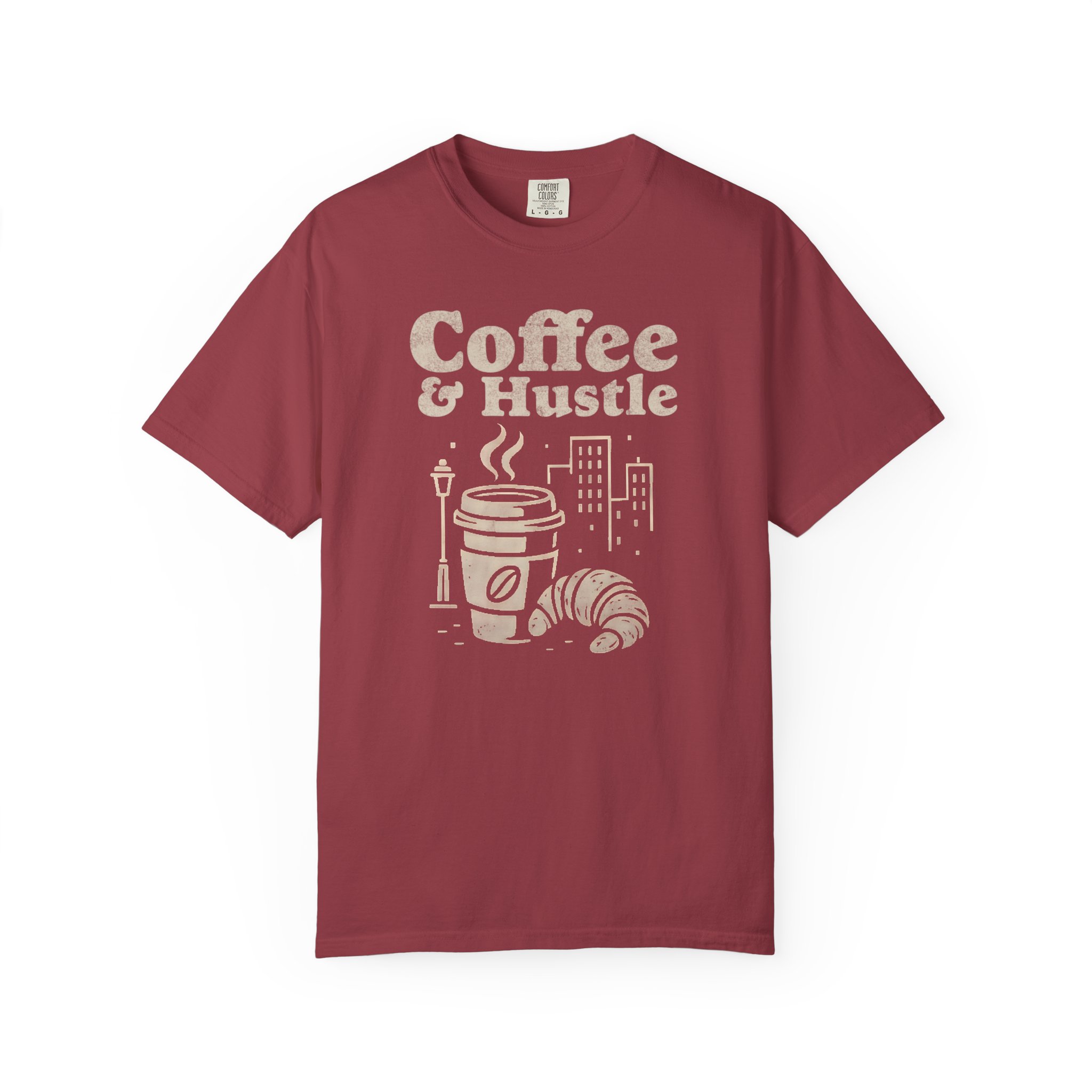 Coffee & Hustle T-Shirt — Morning Coffee Motivational Tee - Image 13
