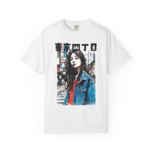 Tokyo Street Girl Graphic Tee | Urban Japanese Art Shirt K.A.T. Style