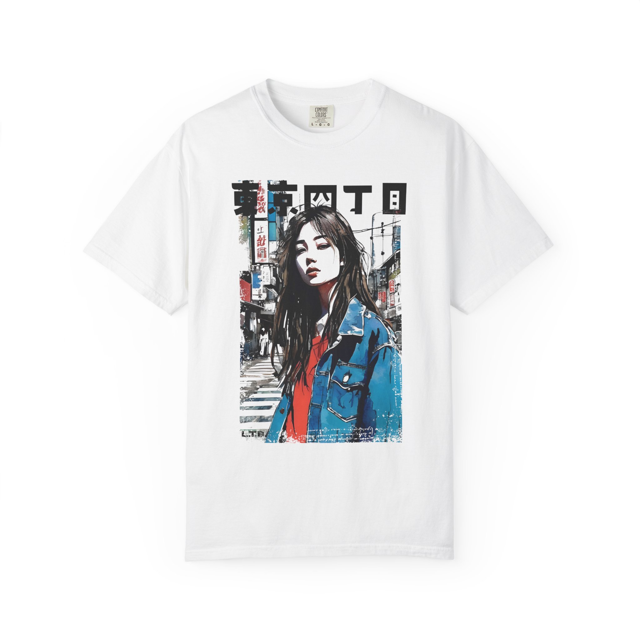 Tokyo Street Girl Graphic Tee | Urban Japanese Art Shirt K.A.T. Style