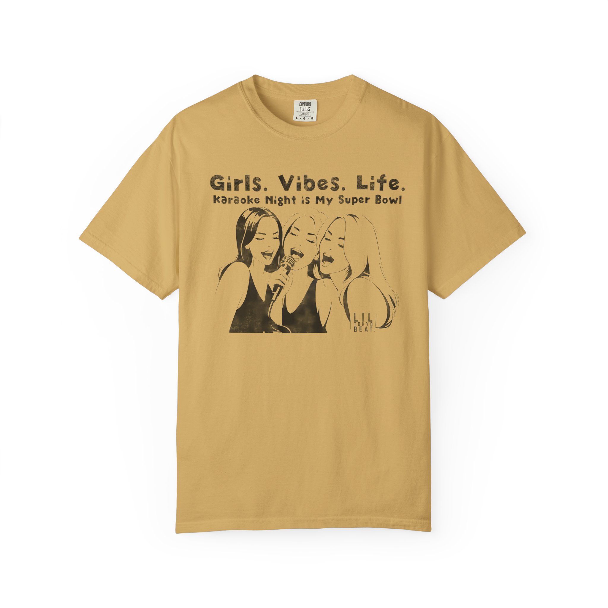 Girls Vibes Life karaoke night graphic T-shirt | women singing illustration, t7 - Image 2