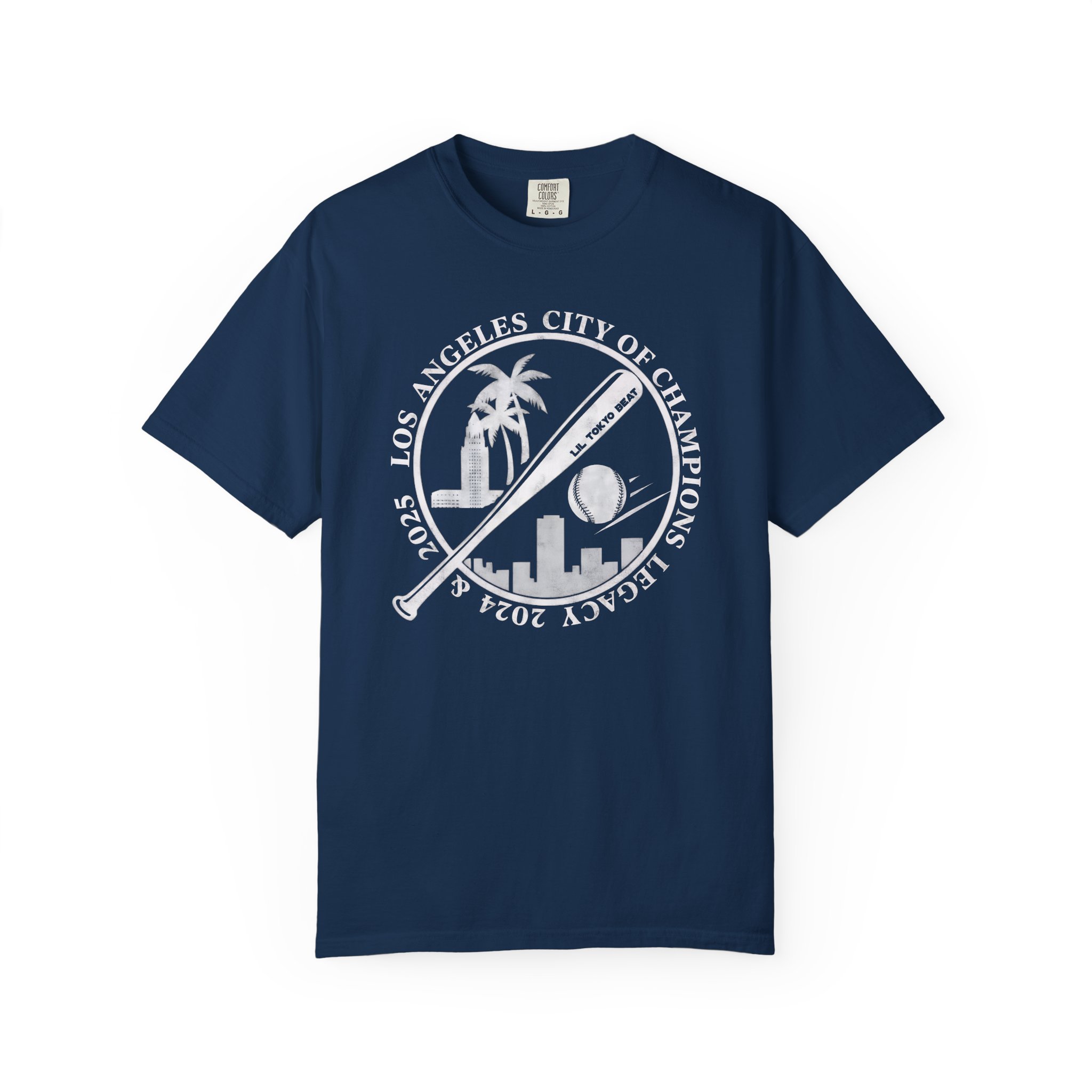 Baseball Graphic T-Shirt | Los Angeles City of Champions Legacy 2024–2025, Letter White, t0 - Image 11