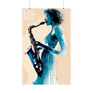 Jazz-Inspired Matte Vertical Posters | Music Decor, Wall Art, Gifts for Musicians, Home Office Decor, Jazz Lovers