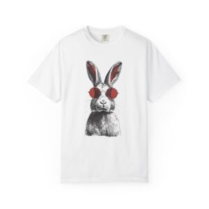 Cool Rabbit Sunglasses T-Shirt – Animal Graphic Art K.A.T. Tee