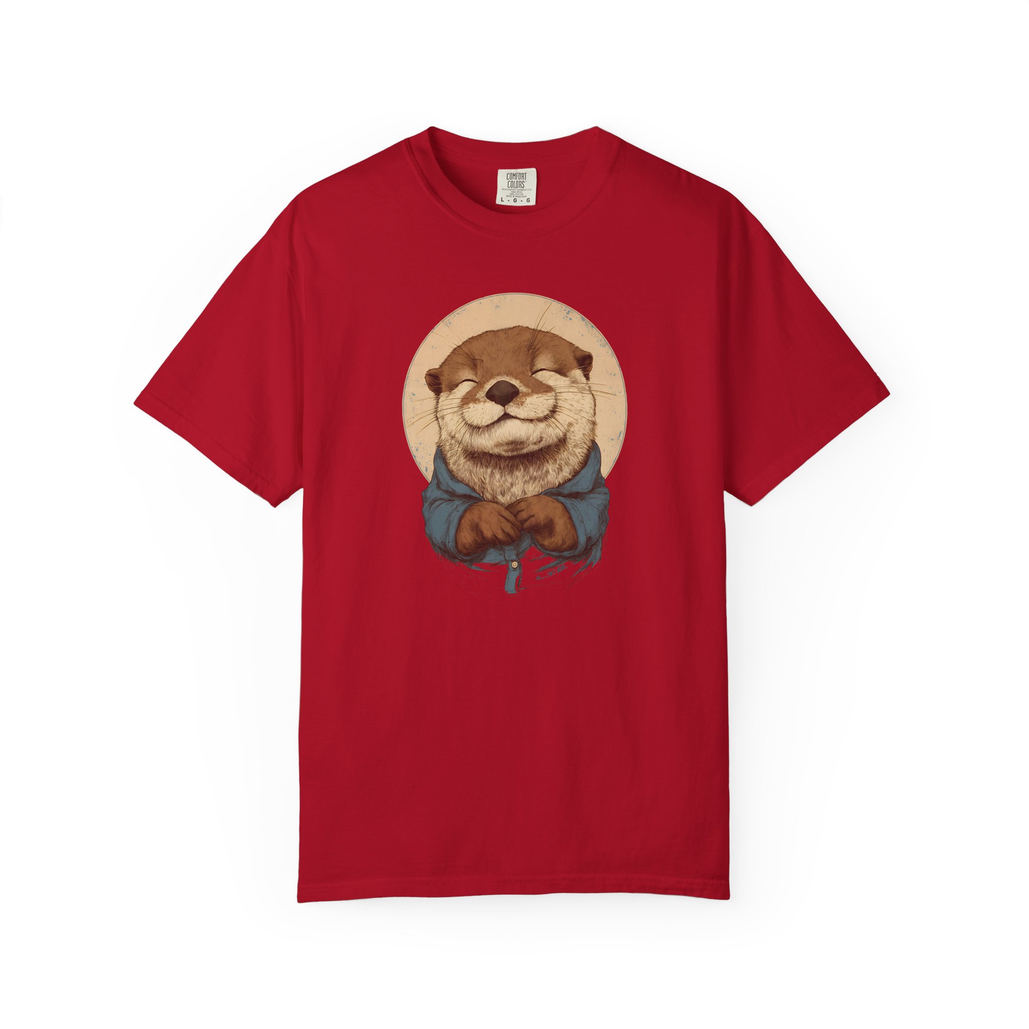 Smiling Otter Graphic T-Shirt – Cute Animal Art Tee - Image 15