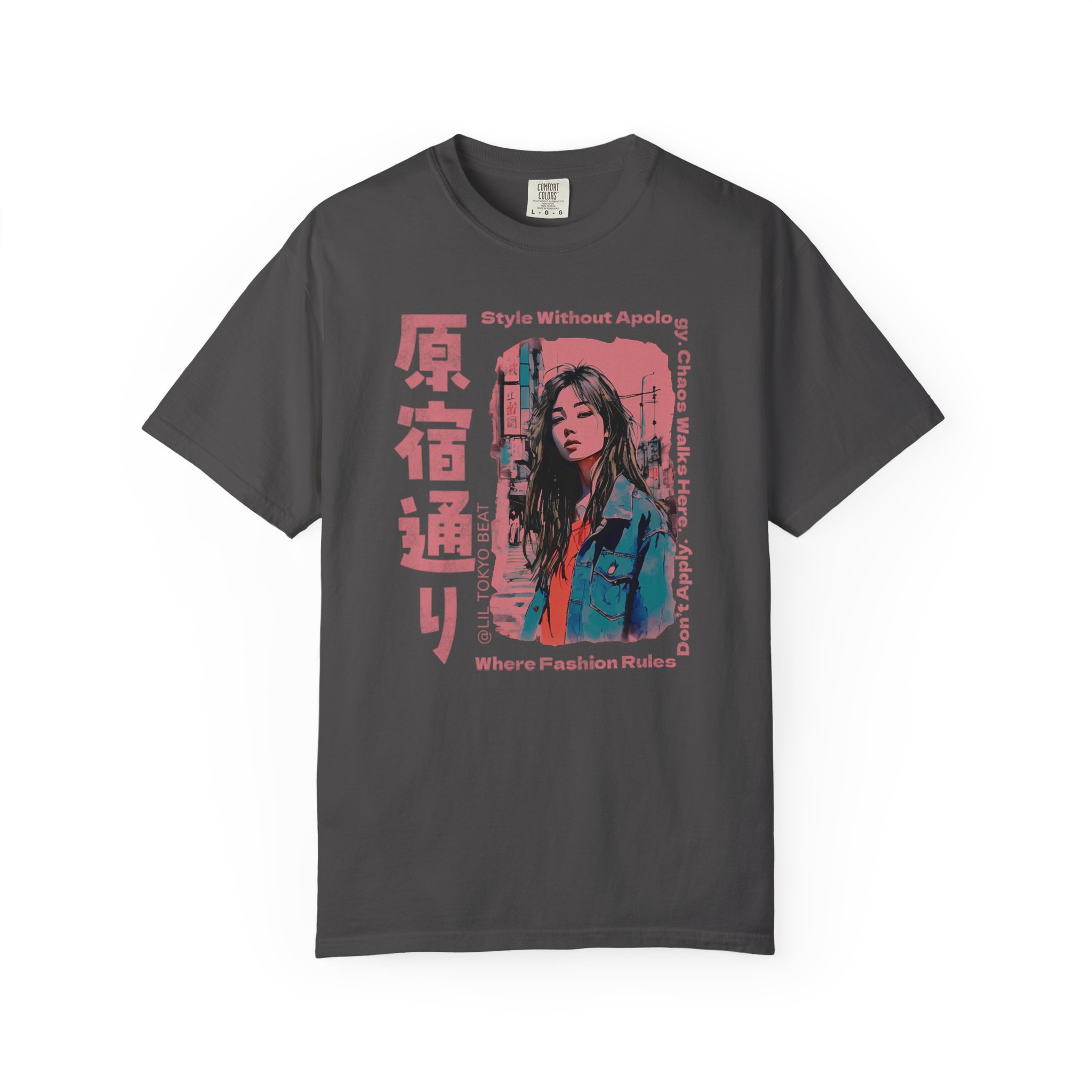 Harajuku Street Style Tee | Japanese Fashion Inspired T-Shirt, Lil Tokyo Beat Style, Unisex Top, Casual Tee, Trendy Graphic Shirt, t0 - Image 5
