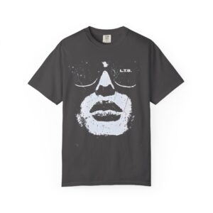 Abstract Sunglasses Portrait T-Shirt — Minimal Face Graphic