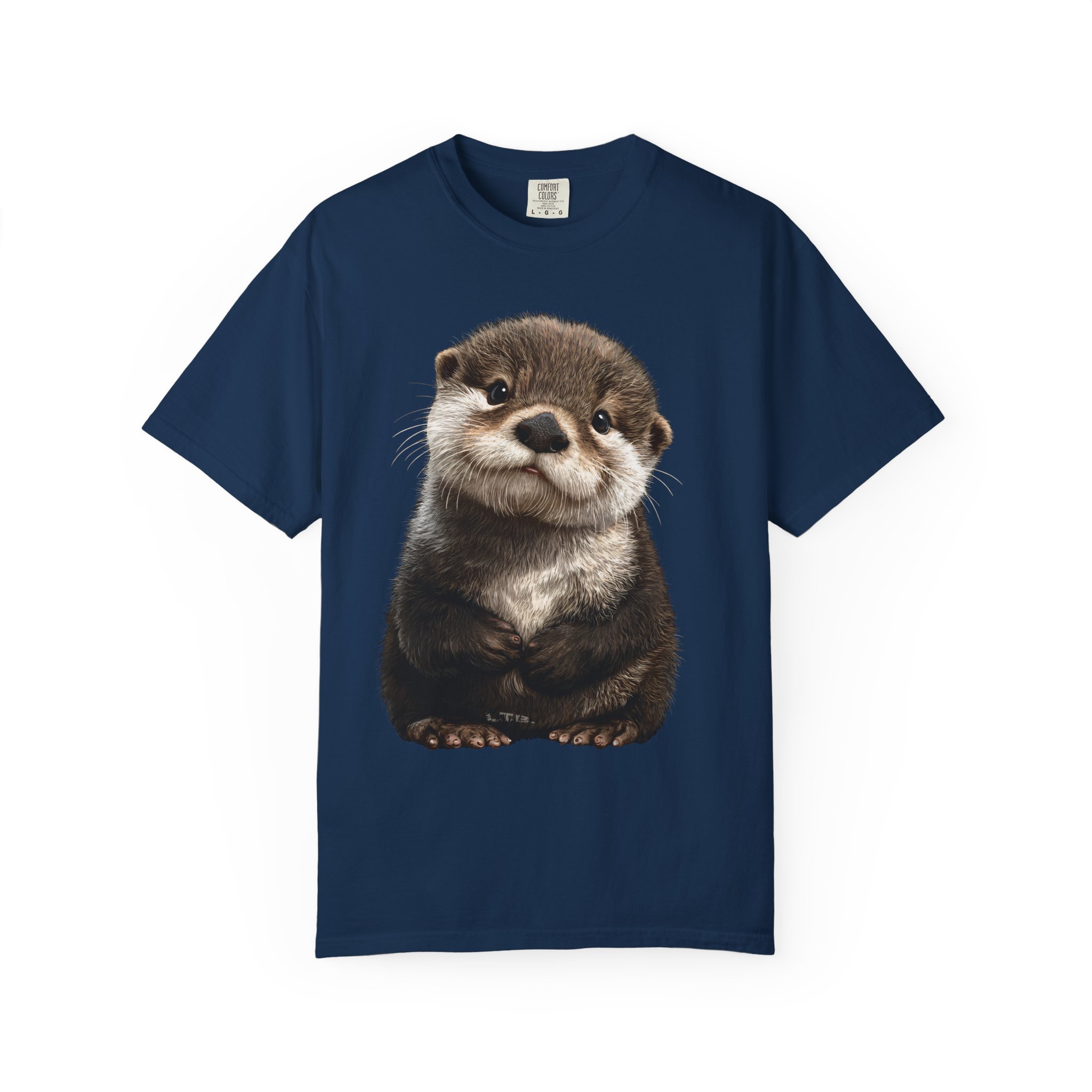 Cute Baby Otter T-Shirt — Adorable Wildlife Graphic Tee - Image 4