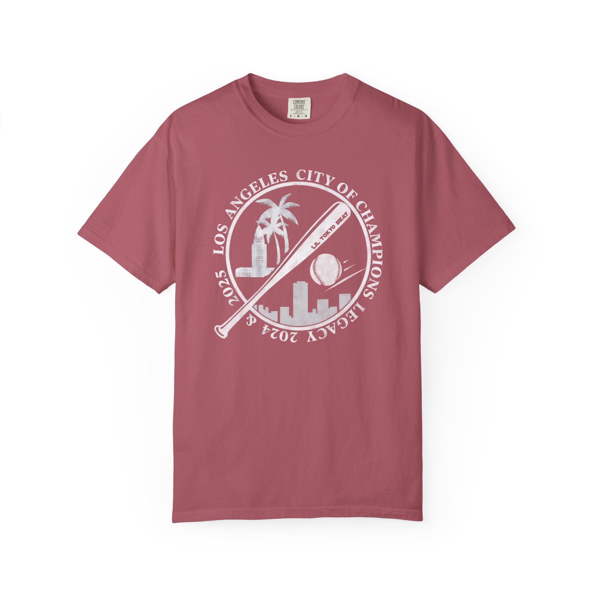 Baseball Graphic T-Shirt | Los Angeles City of Champions Legacy 2024–2025, Letter White, t0 - Image 15