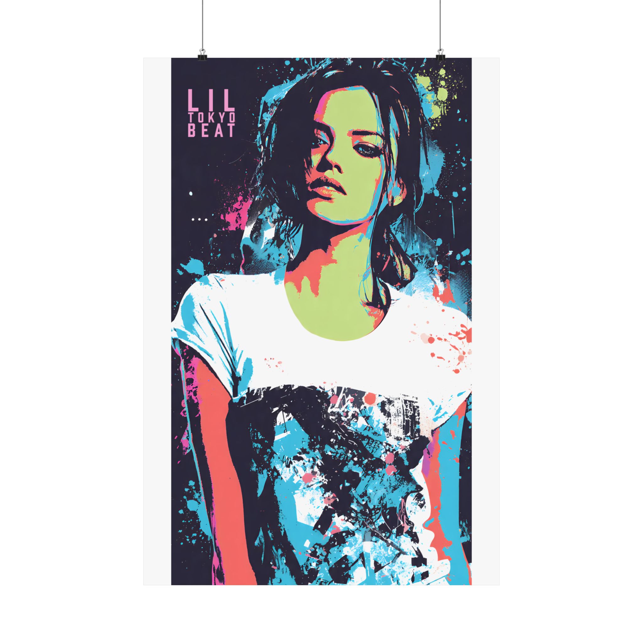 Neon Pop Art Woman Matte Poster | Modern Fashion Wall Decor - Image 12