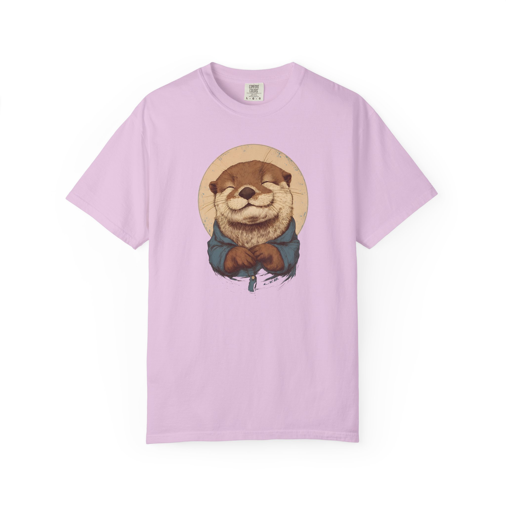 Smiling Otter Graphic T-Shirt – Cute Animal Art Tee - Image 11