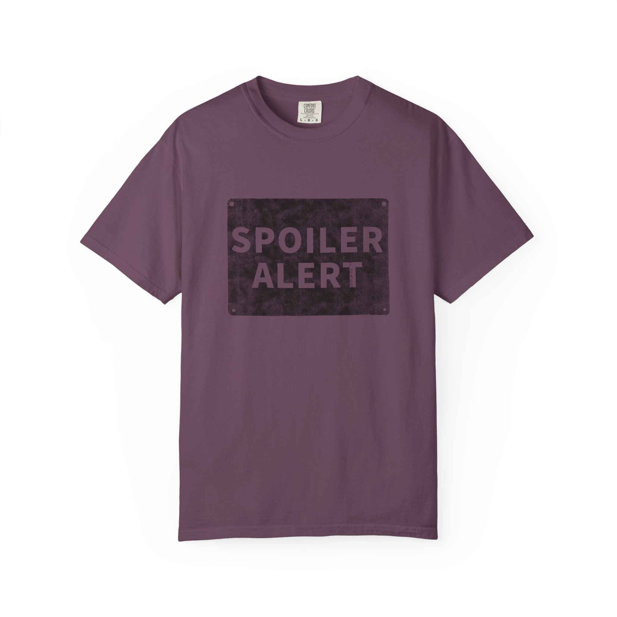 Spoiler Alert Graphic T-Shirt — Vintage Maroon Tee for Movie & TV Fans, t2 - Image 12