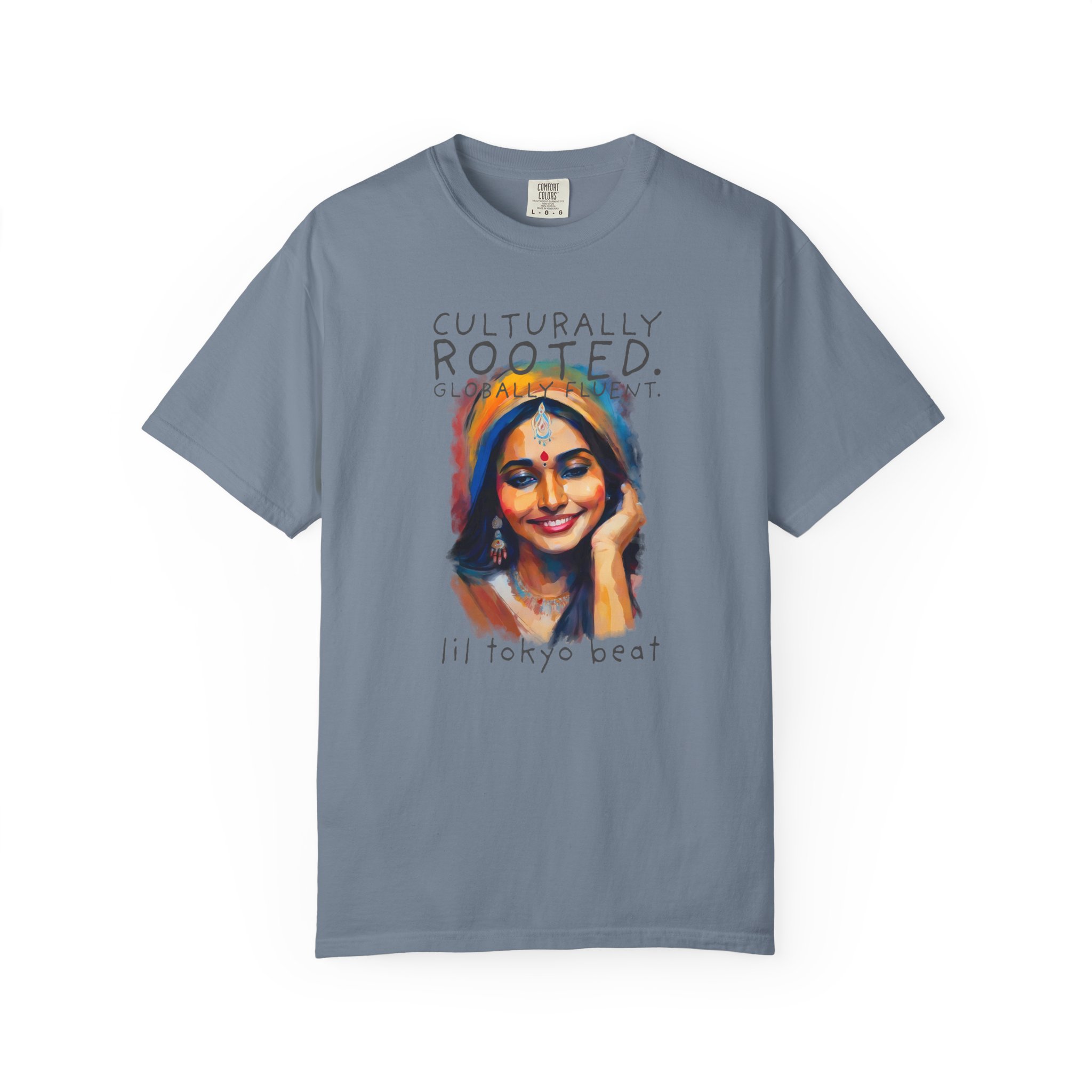 Ethnic Pride Unisex Tee: Colorful Indian Culture Graphic T-shirt, Festival Shirt, Cultural Apparel, Unique Graphic Tee, Indian Sari Portrait, t7 - Image 7