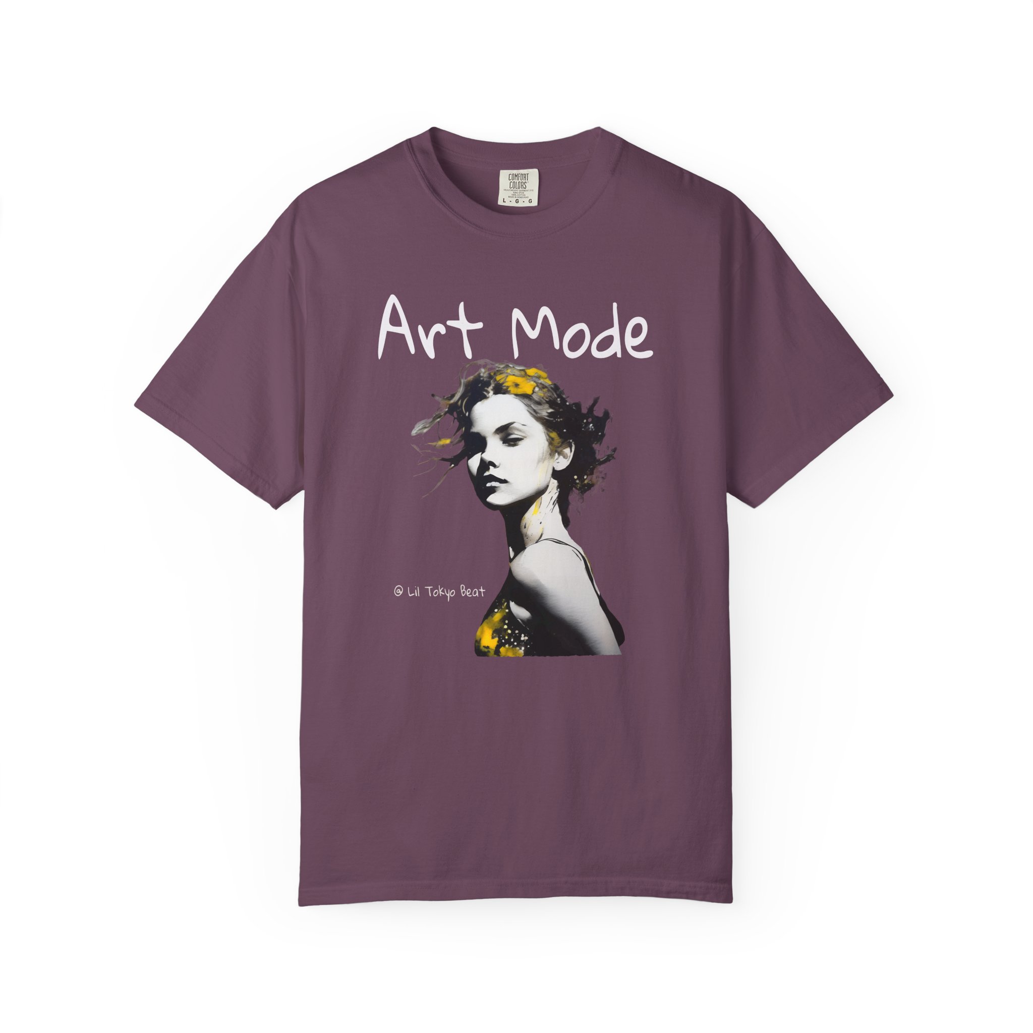 Urban Muse Art Tee - Unisex Garment-Dyed T-shirt for Bold, Creative Rebels, Vibrant Vision Streetwear, Confident Souls, Bold Yellow Splash, t0 - Image 11