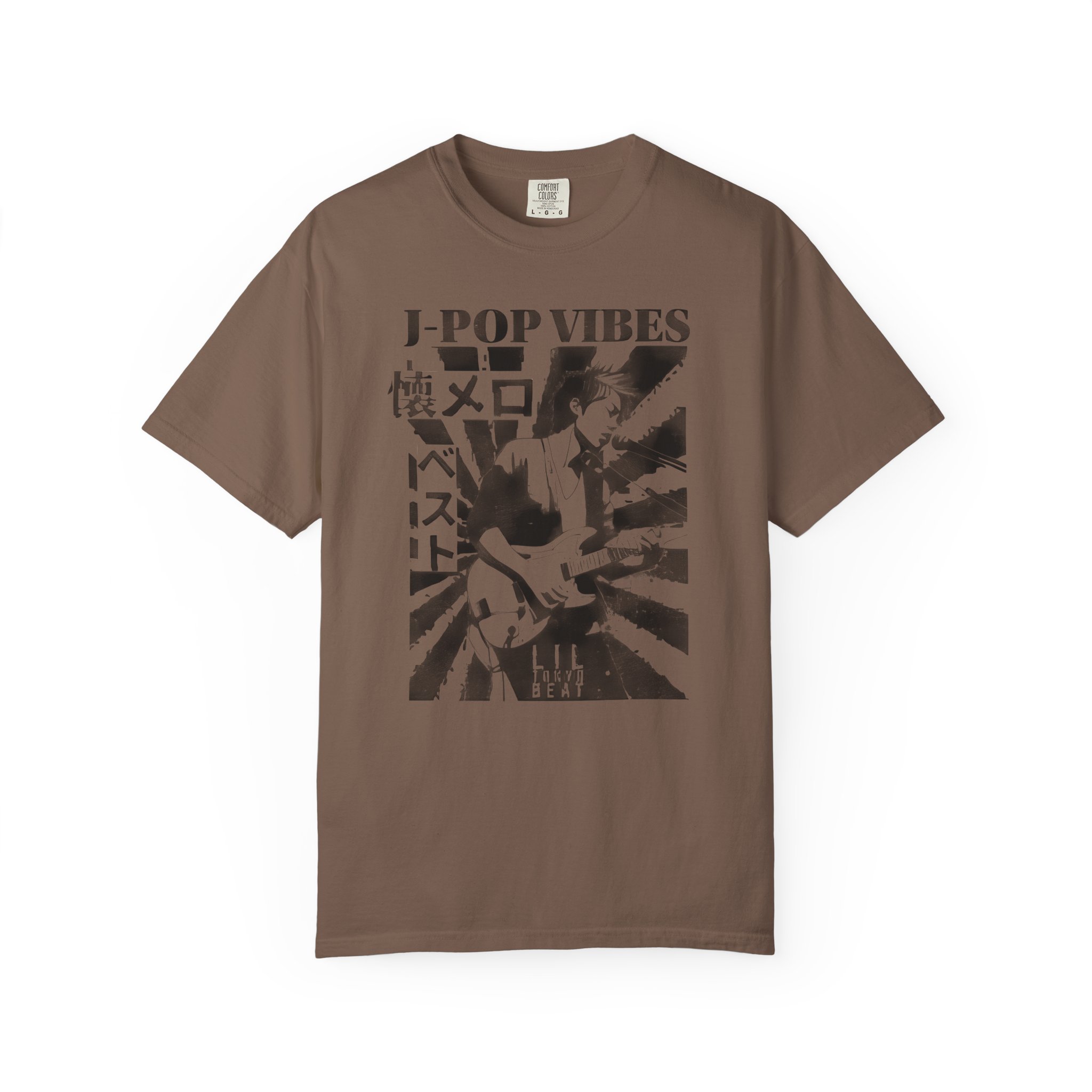 J-POP VIBES T-Shirt | Retro Japanese Pop Tee for Music Fans & Streetwear Lovers, Unisex Tee, Garment-Dyed Shirt, Music, t7 - Image 11