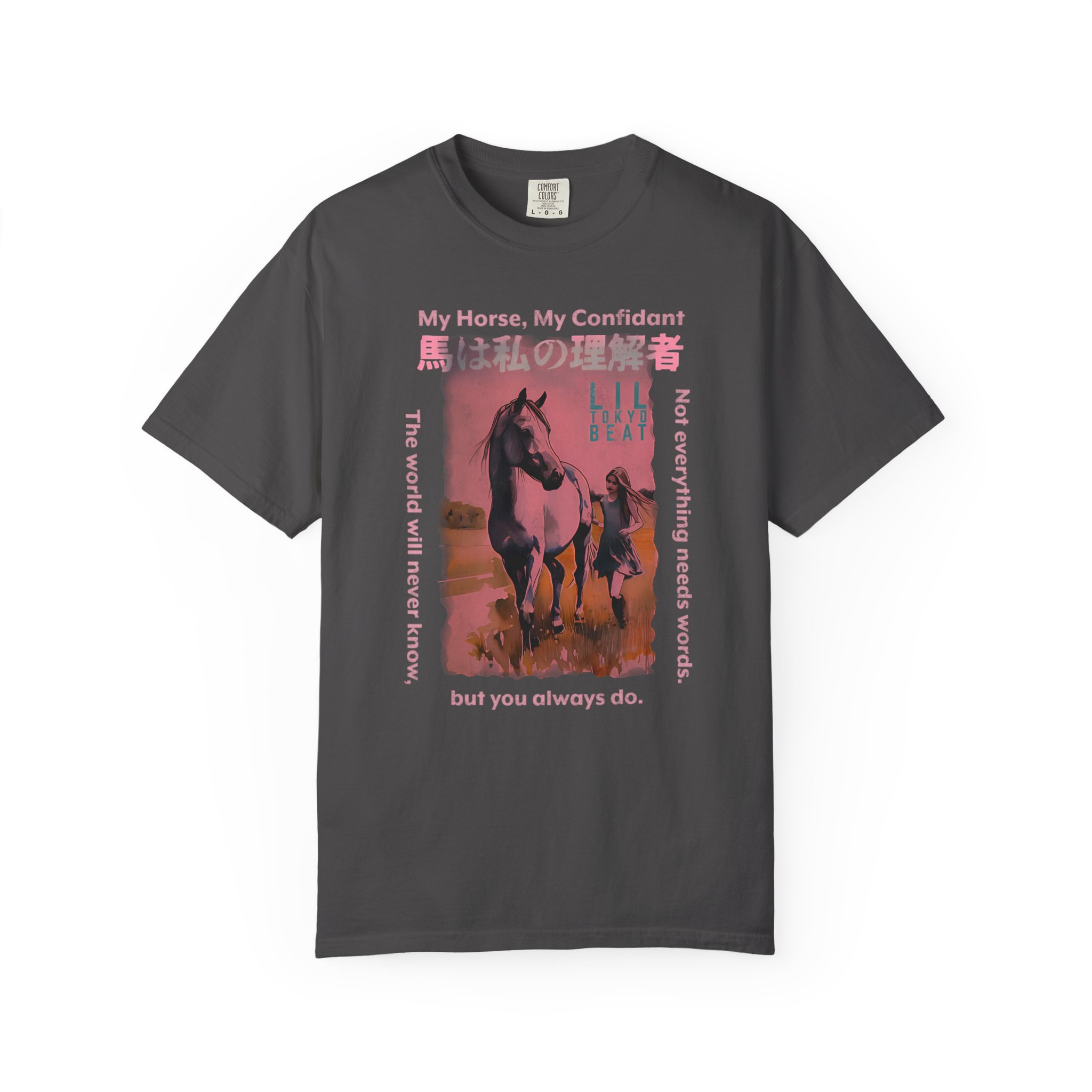 My Horse, My Confidant Unisex T-Shirt | Unique Gift for Horse Lovers | Equine Themed Apparel | Casual Wear for Animal Lovers, t0 - Image 8