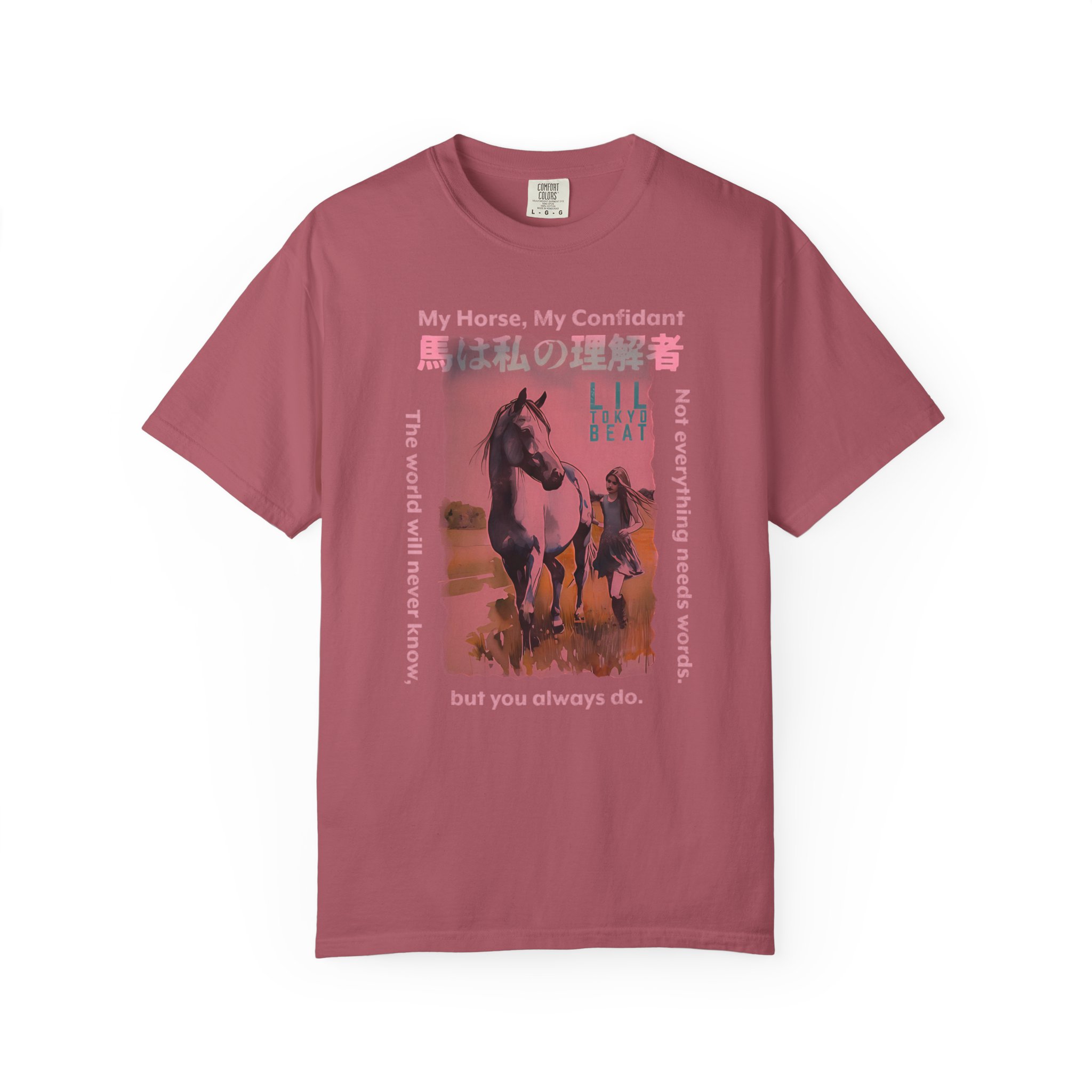 My Horse, My Confidant Unisex T-Shirt | Unique Gift for Horse Lovers | Equine Themed Apparel | Casual Wear for Animal Lovers, t0 - Image 13