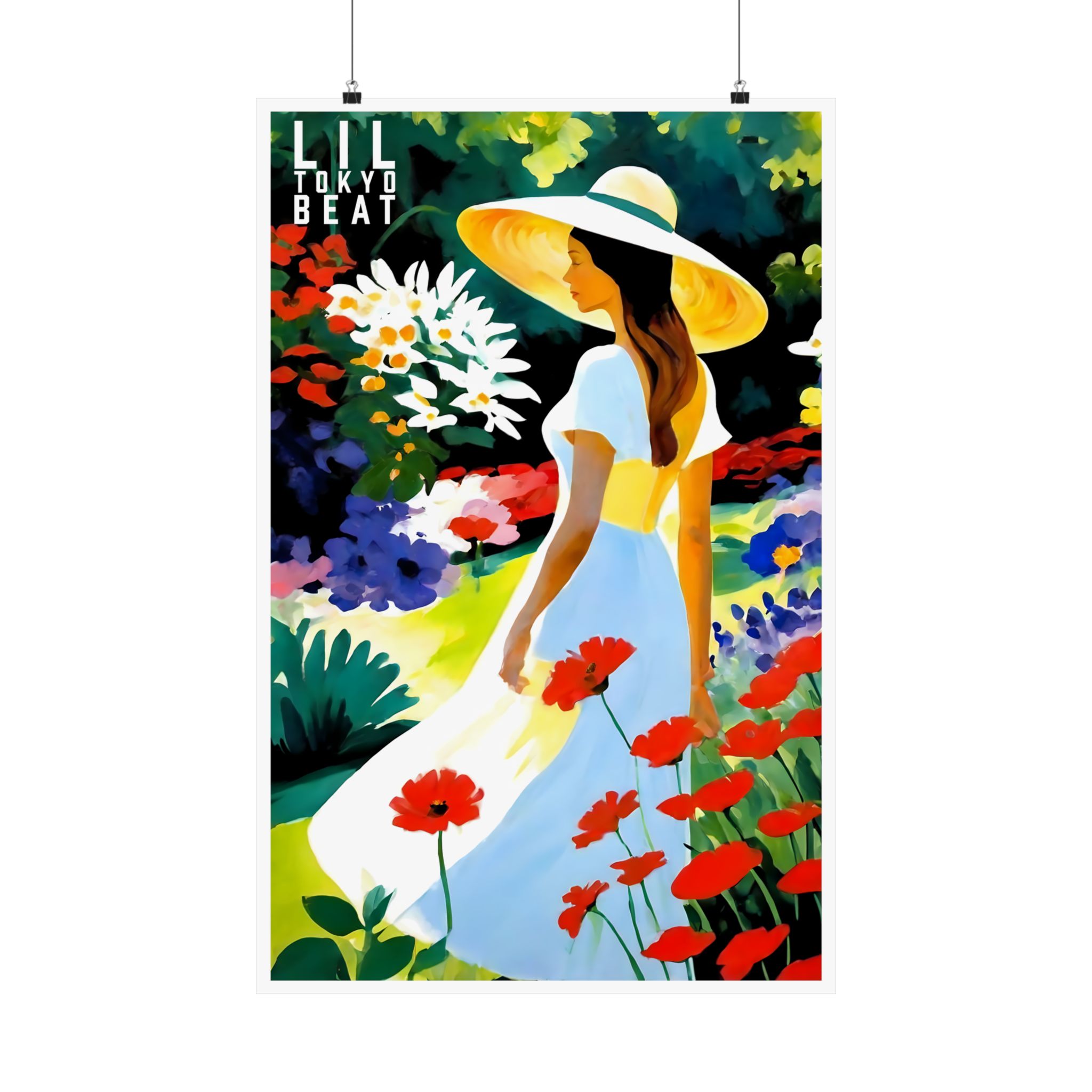 Botanical Wall Art Print, Matte Vertical Posters, Summer Vibes Poster, Floral Home Decor, Garden Lover Gift, Nature-Inspired Artwork, Woman - Image 5