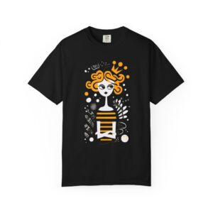 Bowling Queen T-Shirt — Playful Abstract Graphic Tee for Bowlers